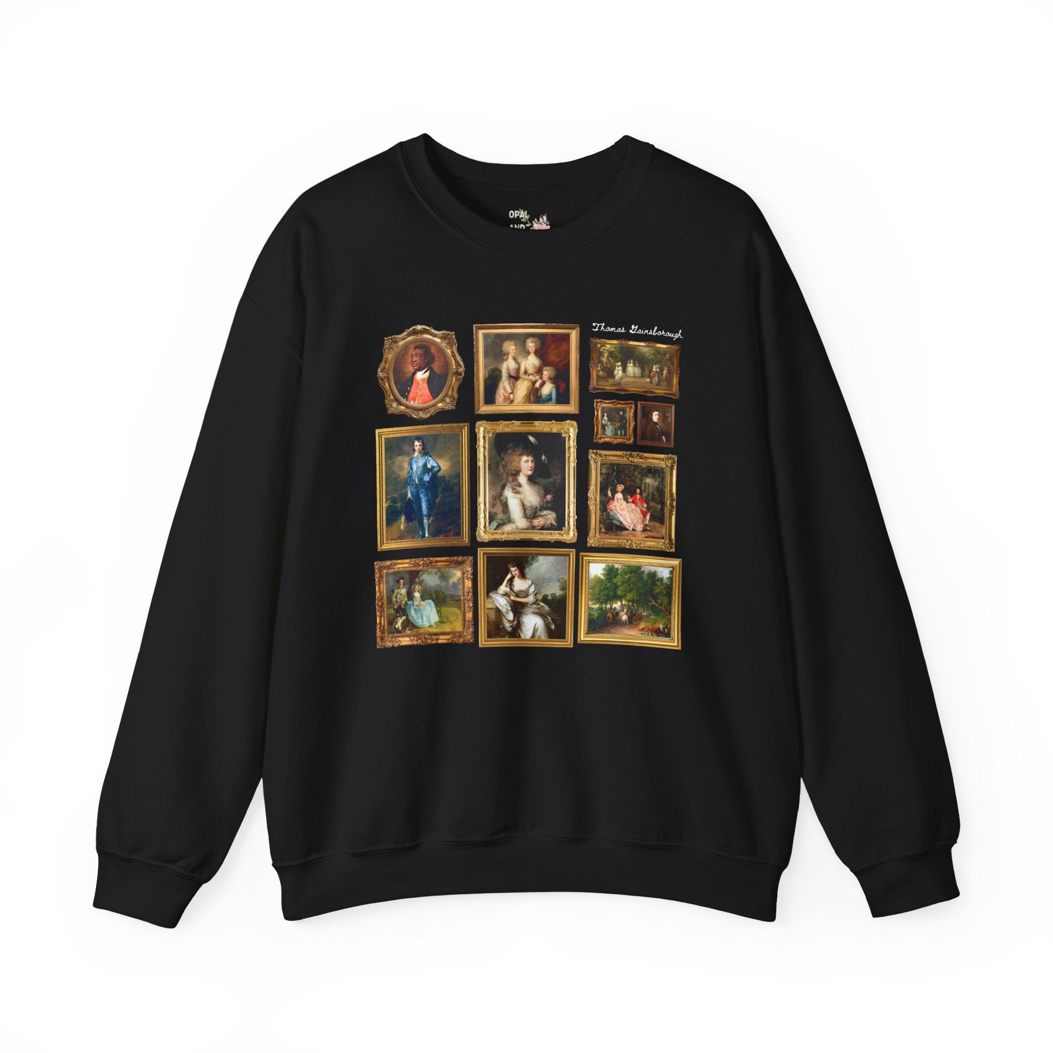 Thomas Gainsborough Art History Sweatshirt: Famous Paintings, Rococo Art Historian Gift, French Art History, 18th Century Artwork, Museum Lover