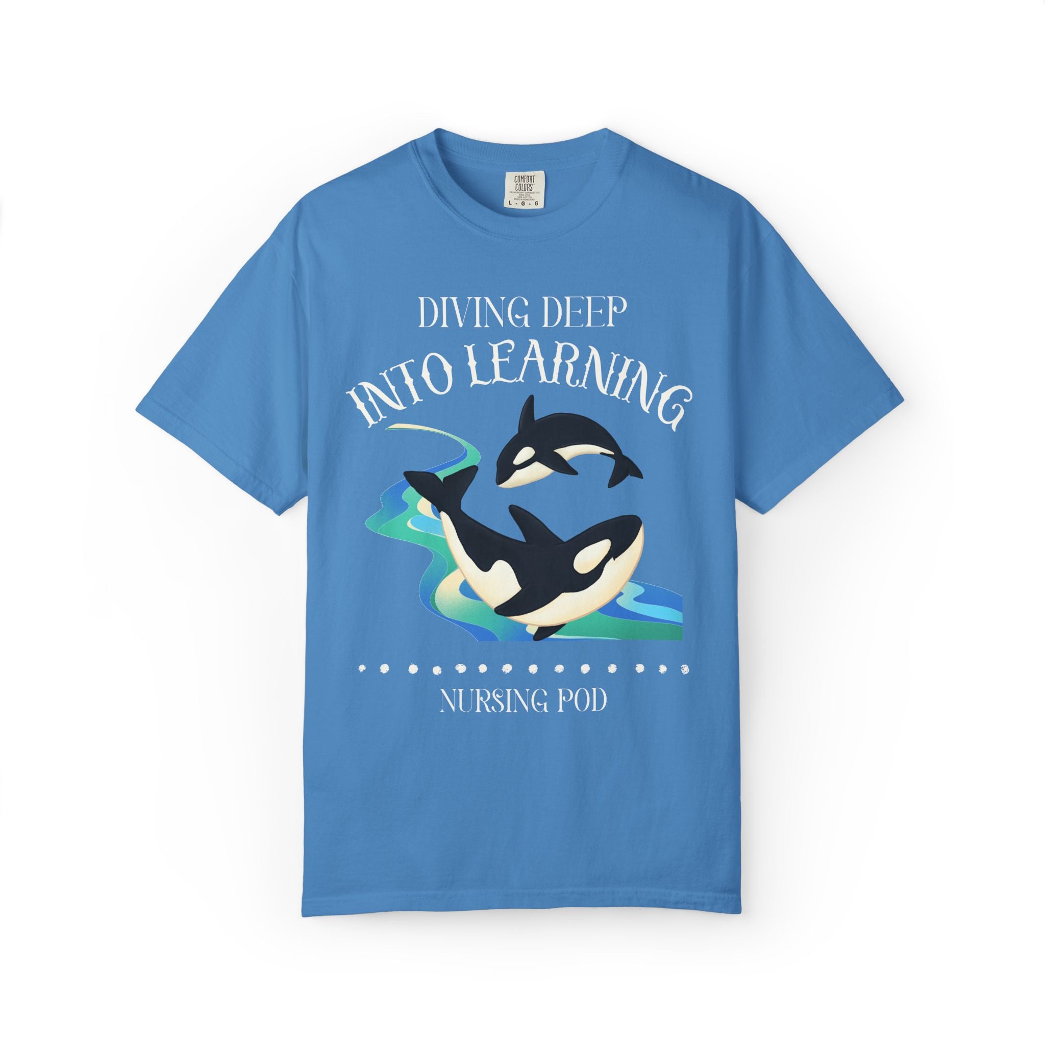 Whale Teacher Tee Shirt: Matching Animal Lover Orca Whale Tee for Elementary School Teachers and Office Staff, Grade Level Back to School T