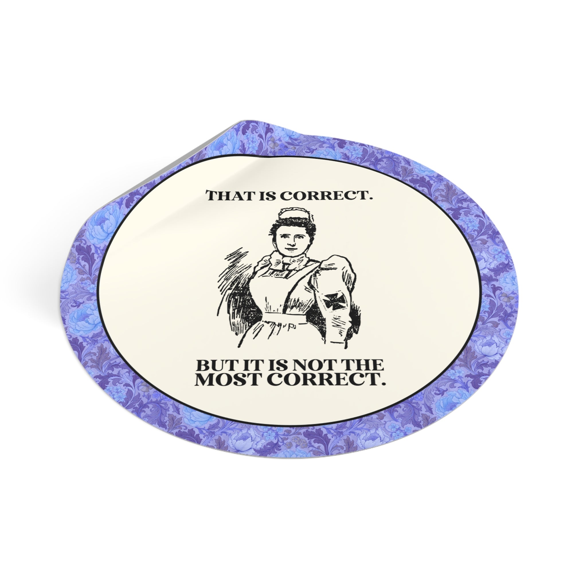 Funny Nurse Sticker for Nursing Student or College Student Majoring in Nursing: It Is Not the Most Correct, Nursing Student Gift