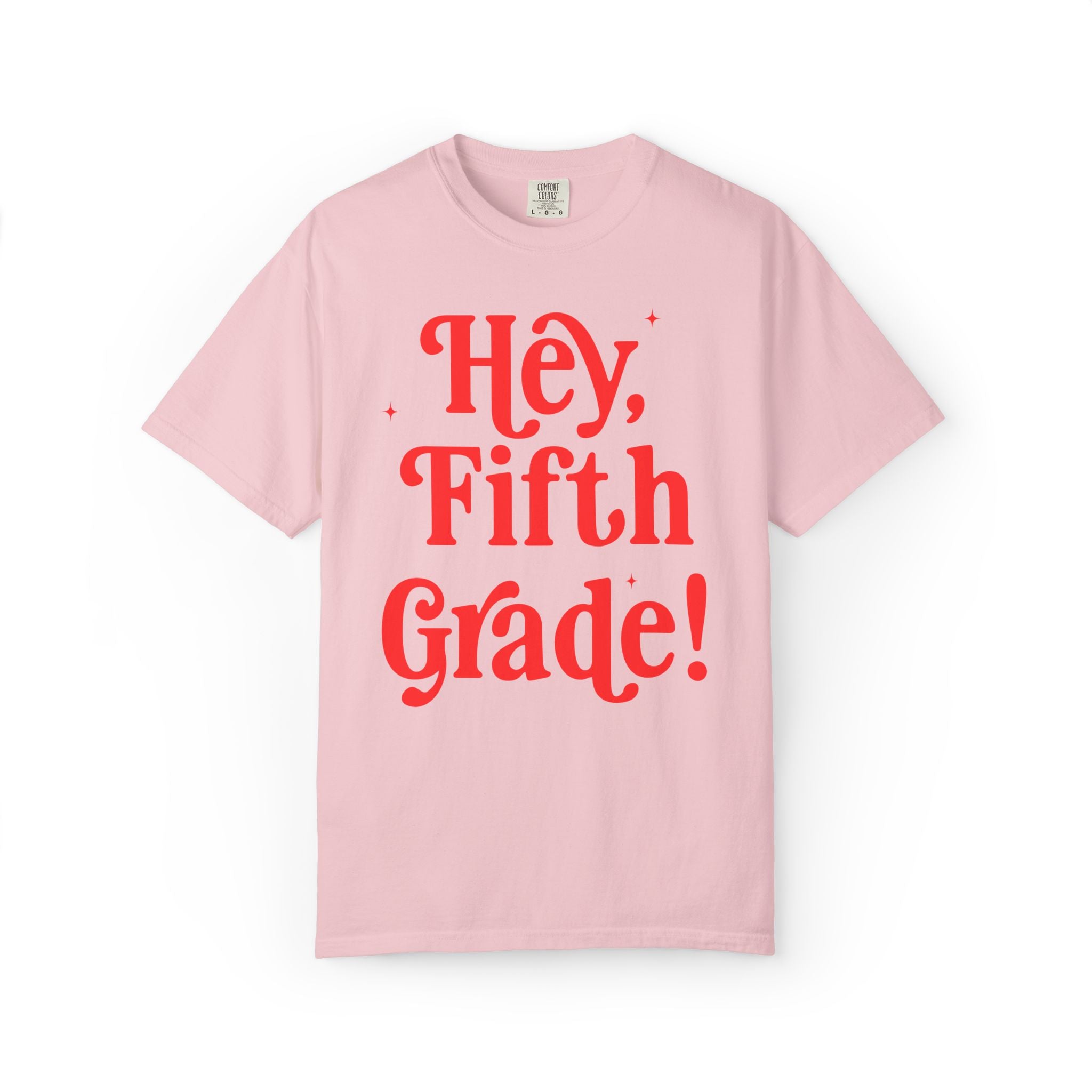 Hey Fifth Grade Back to School Matching Teacher T-Shirt, Cute Fifth Grade Teacher Team or Fifth Grade Team Tee, Paraprofessional Gift