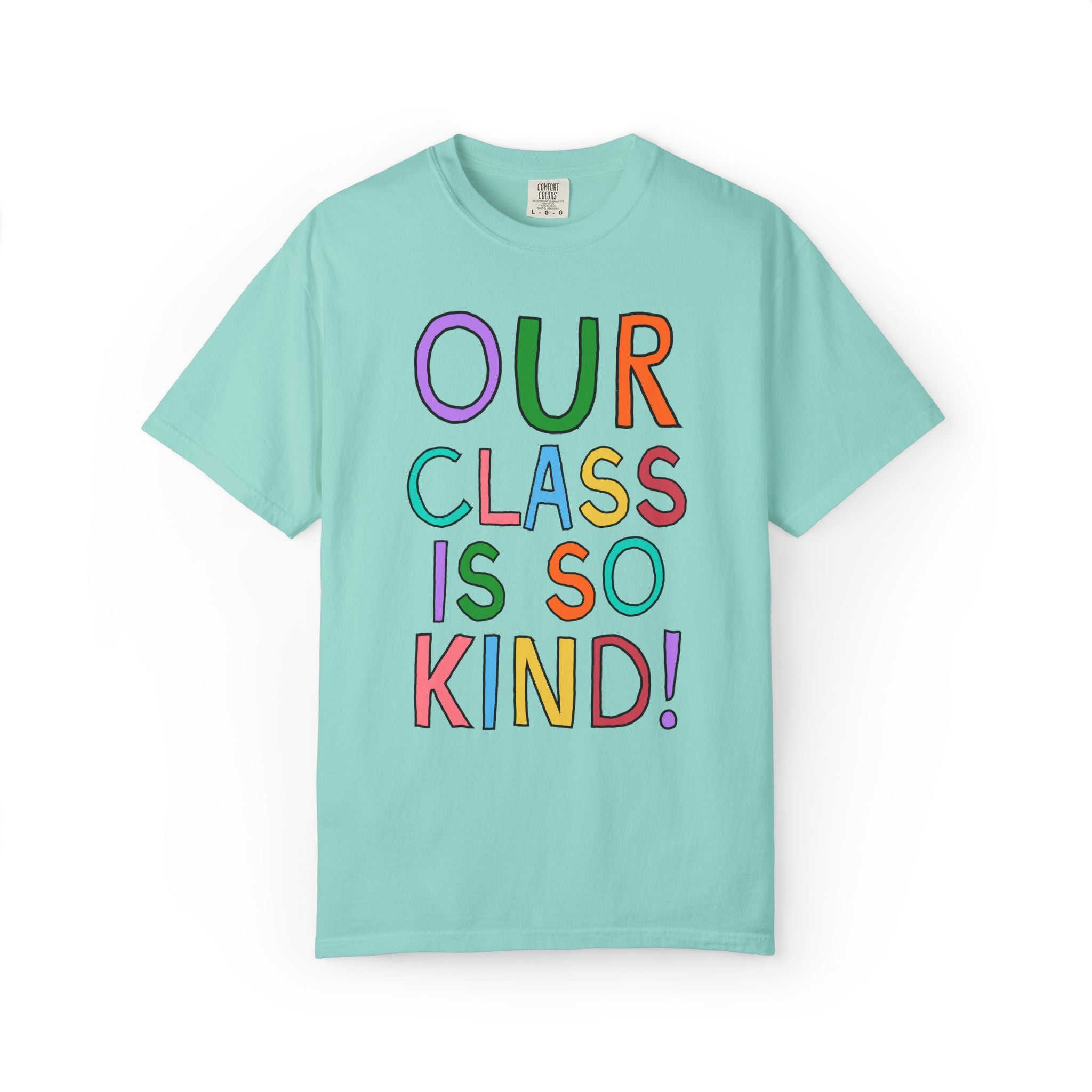 Our Class is So Kind Positive Affirmation Teacher Team T-Shirt for Back to School, Cute Kitschy Nostalgic Elementary Teacher Aide Tee