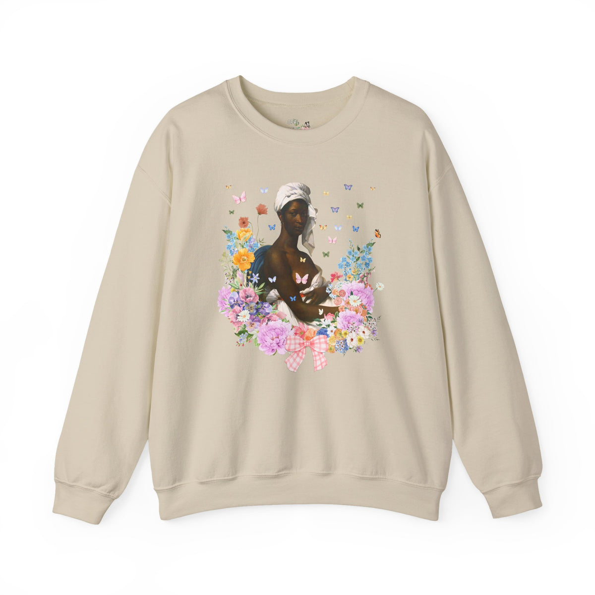 Marie-Guillemine Benoist Portrait of Madeleine Art History Sweatshirt, Neoclassicism Art Movement, Early 19th Century French Art History Crewneck