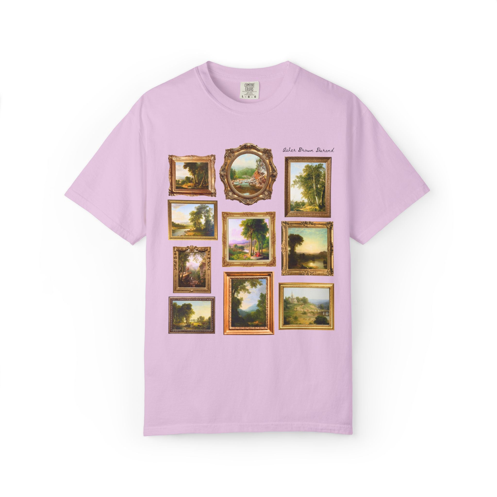 Asher Brown Durand Art History Lover Tee Shirt: Famous Paintings, History of Hudson River School Art Movement, Famous American Landscapes