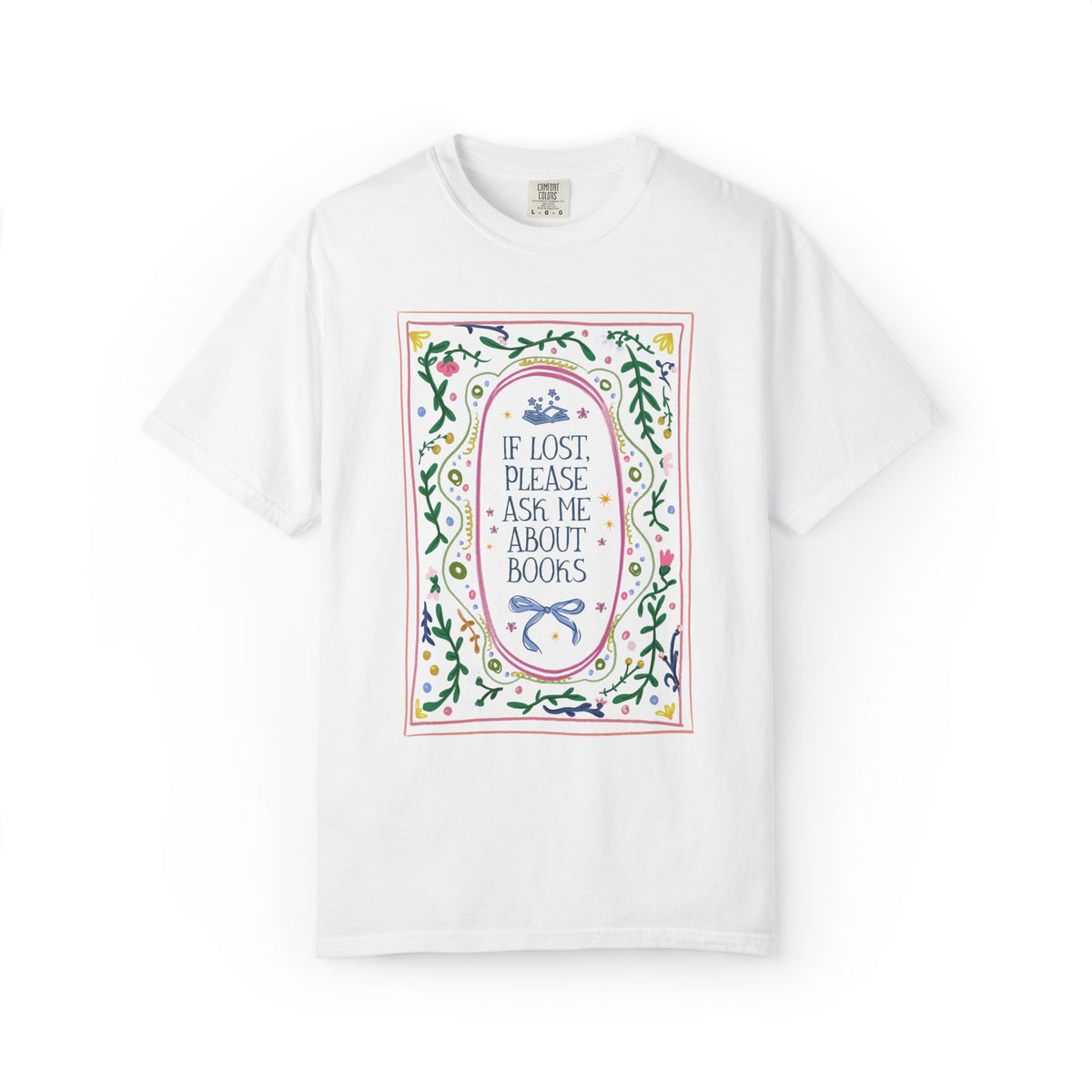 If Lost, Please Ask Me About Books: Cute Bookish Librarian T-Shirt for Classic Literature Bookworm or Fiction Reader, School Librarian Tee