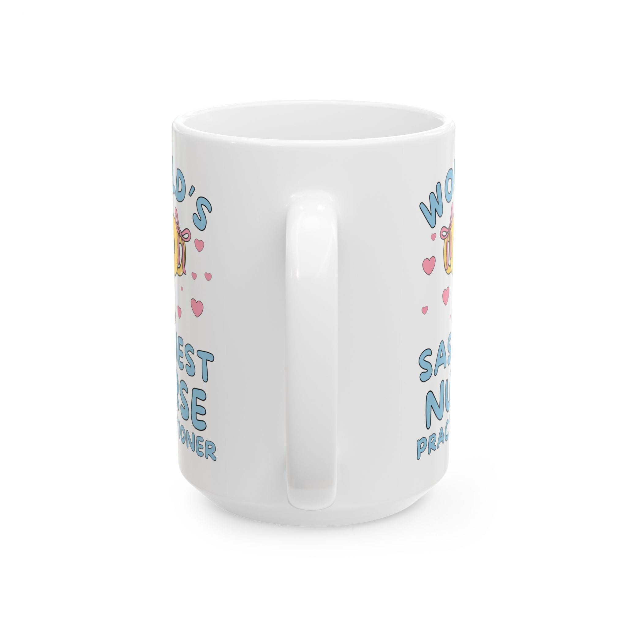 Nurse Practitioner Gift, Funny Nursing Student Graduation Gift for New Practitioner, Silly Dopamine Aesthetic 15 Oz Coffee Mug for Nurse