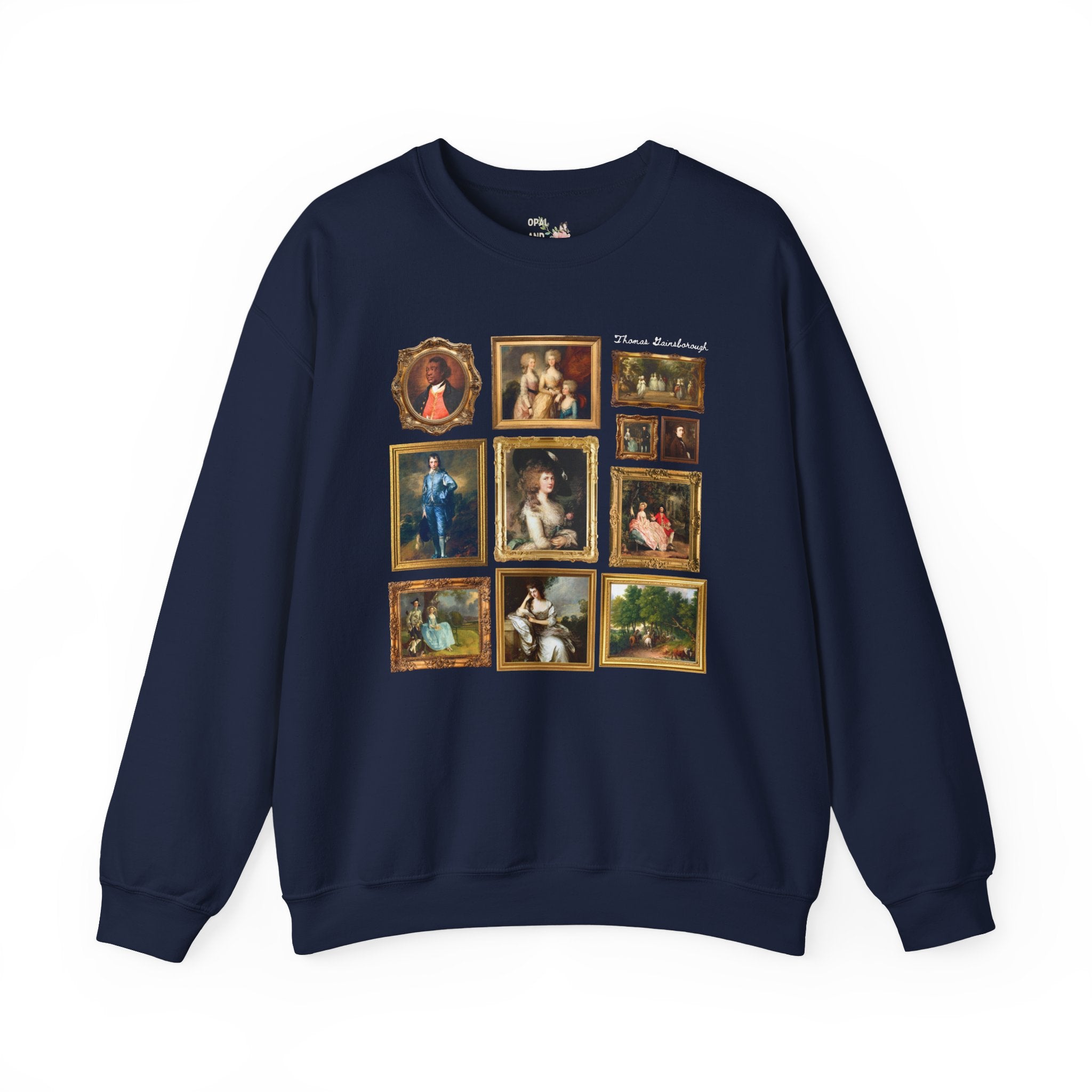 Thomas Gainsborough Art History Sweatshirt: Famous Paintings, Rococo Art Historian Gift, French Art History, 18th Century Artwork, Museum Lover