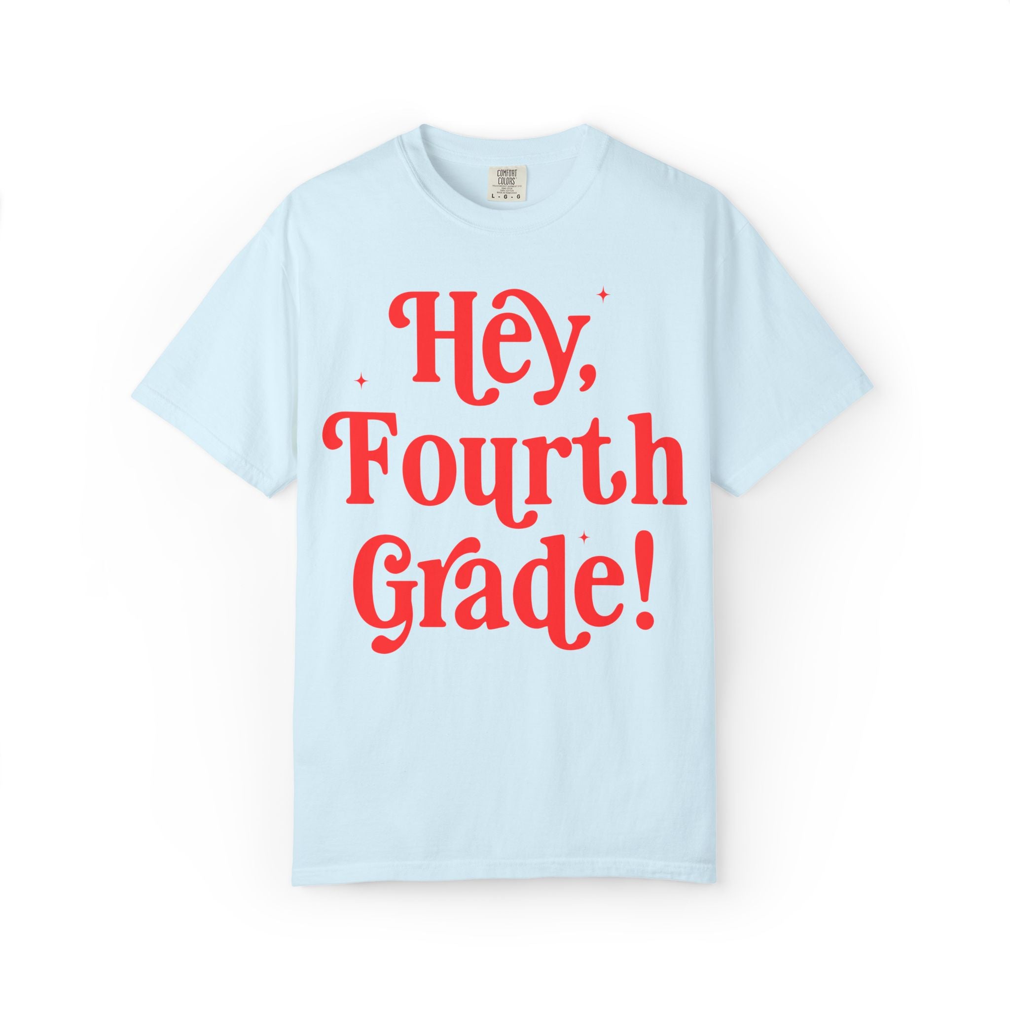 Hey Fourth Grade Back to School Matching Teacher T-Shirt, Cute Fourth Grade Teacher Team or Fourth Grade Team Tee, Paraprofessional Gift