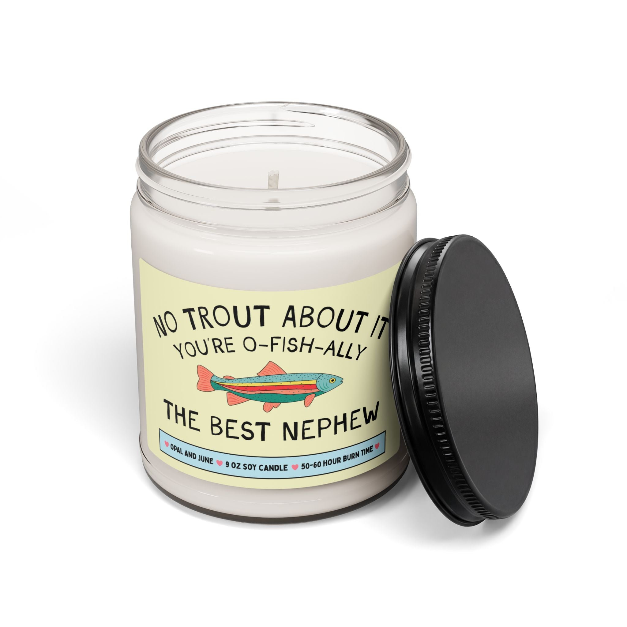 Funny Nephew Gift for Nephew Who Loves Fishing or Nature: No Trout About It You're the Best Nephew, Cute Birthday Gift from Aunt or Uncle