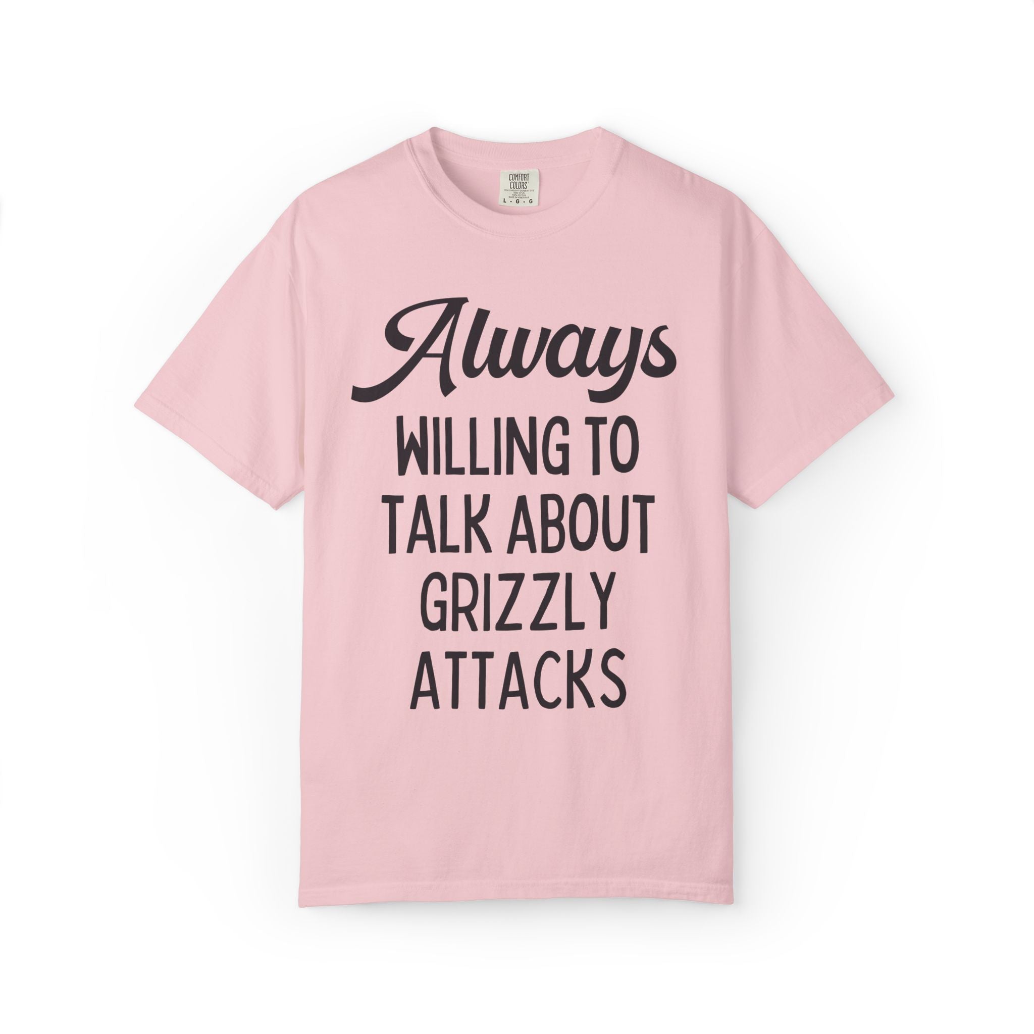 Morbid Animal History Tee Shirt for Friend Obsessed with Historical Disasters: Always Willing To Talk About Grizzly Attacks, Bear Lover Tee