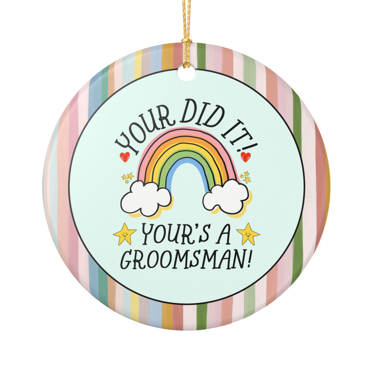 Your Did It! Your's A Groomsman!