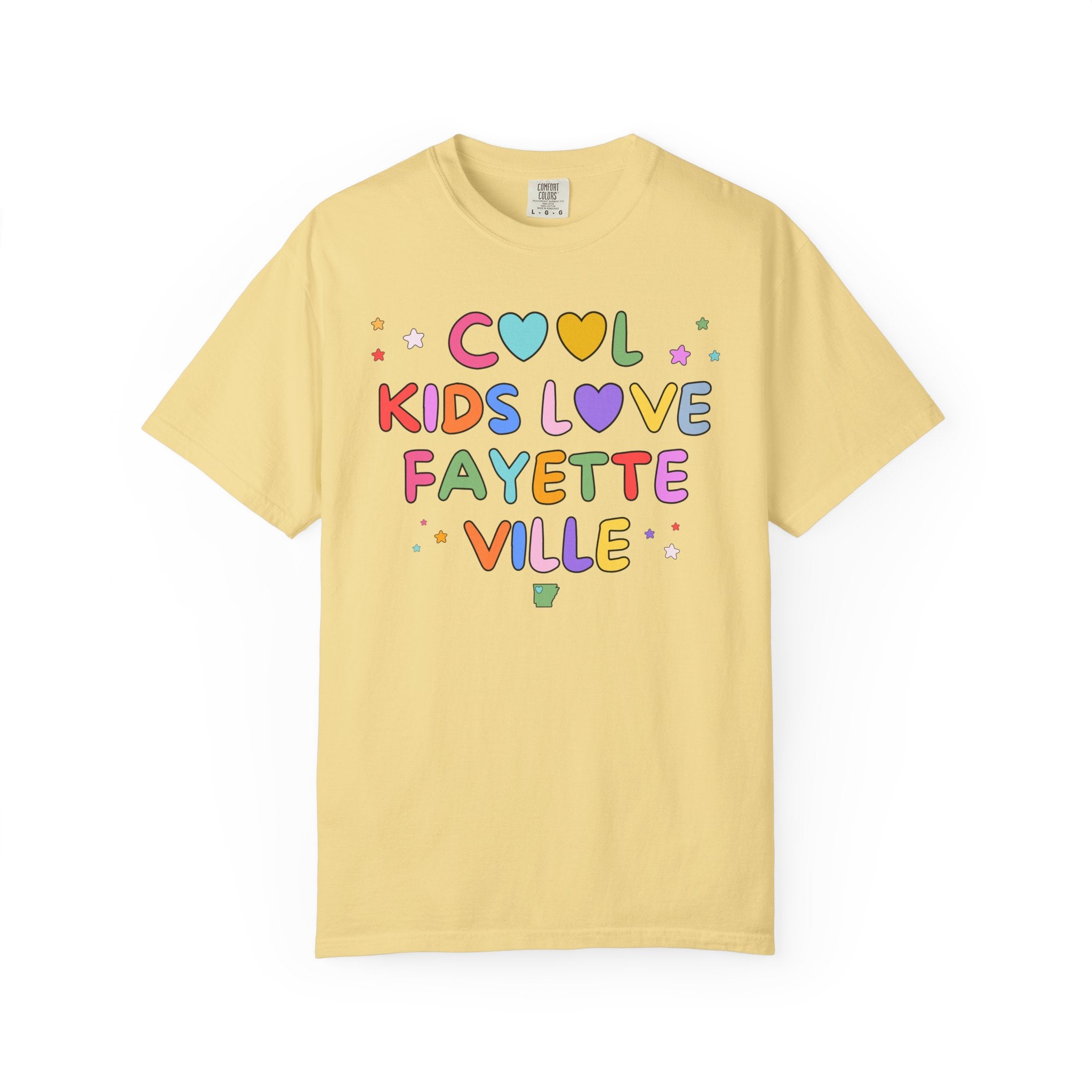 Cool Kids Love Fayetteville: Cute Northwest Arkansas T-Shirt for Friend Living in Fayetteville, Silly Nostalgic Fayetteville Arkansas Tee
