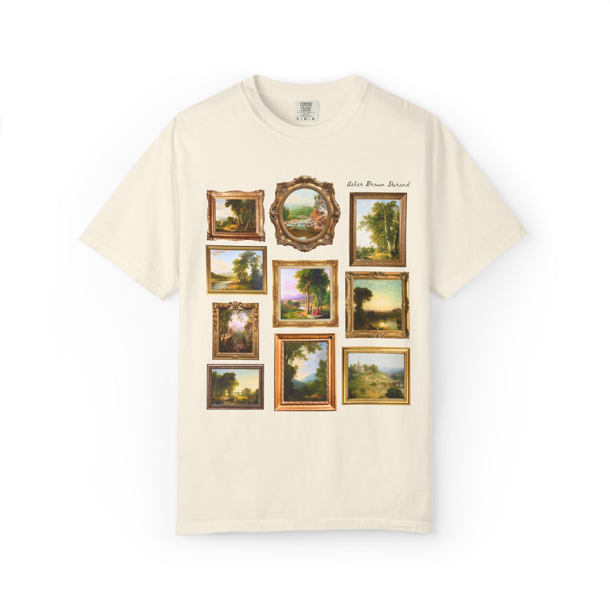 Asher Brown Durand Art History Lover Tee Shirt: Famous Paintings, History of Hudson River School Art Movement, Famous American Landscapes
