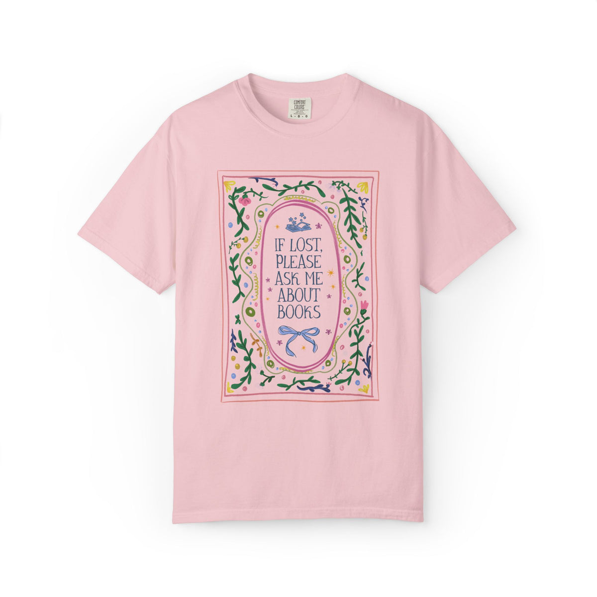 If Lost, Please Ask Me About Books: Cute Bookish Librarian T-Shirt for Classic Literature Bookworm or Fiction Reader, School Librarian Tee