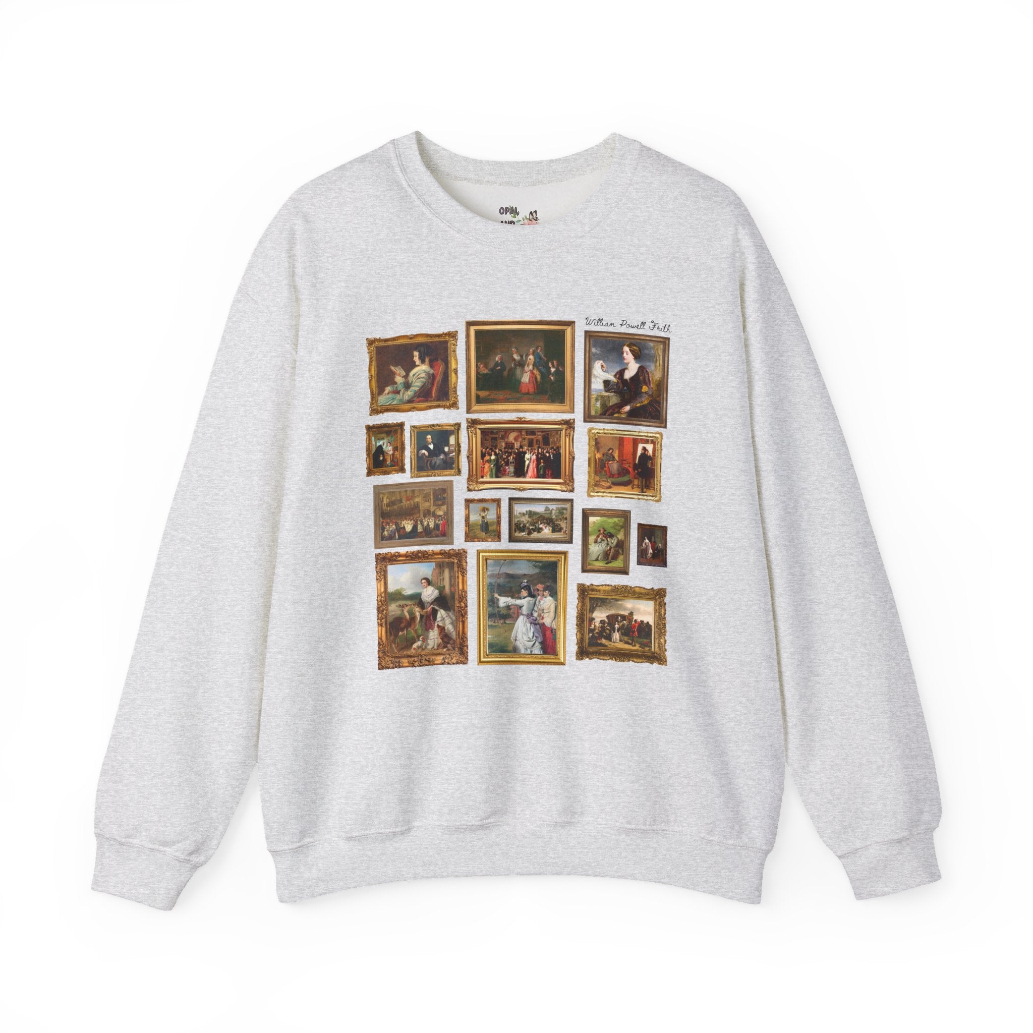 William Powell Frith Art History Lover Sweatshirt for Humanities Teacher or Artist Who Loves Victorian Art, English Art Historian Crewneck