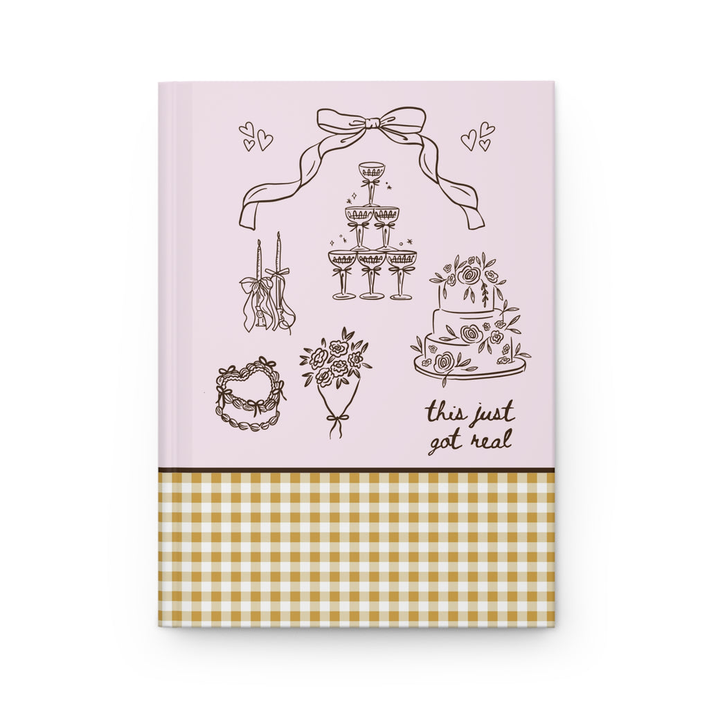 Cute Wedding Notebook: Pink