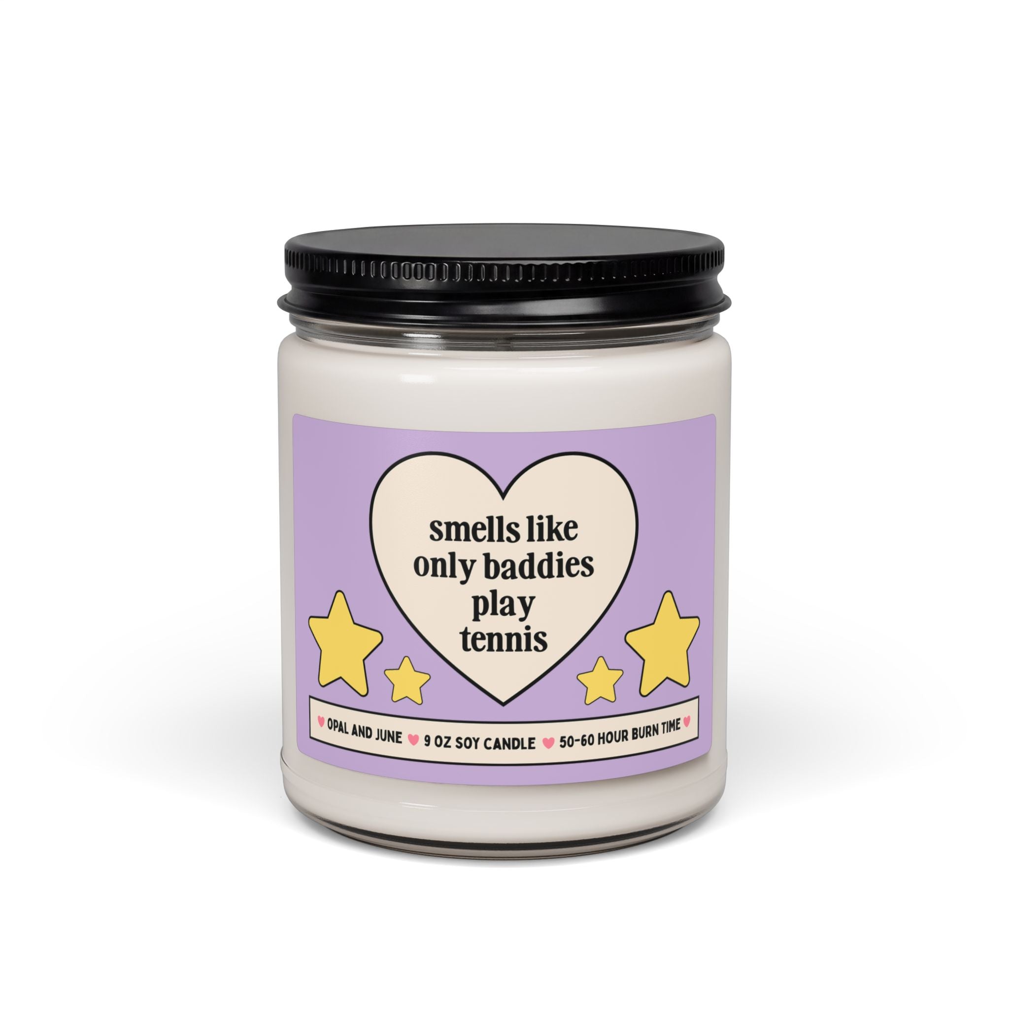 Tennis Player Gift for High School Tennis Player, Group Women's Tennis Team Gift from Coach, Candle for Tennis Team, 9 Oz Soy Candle