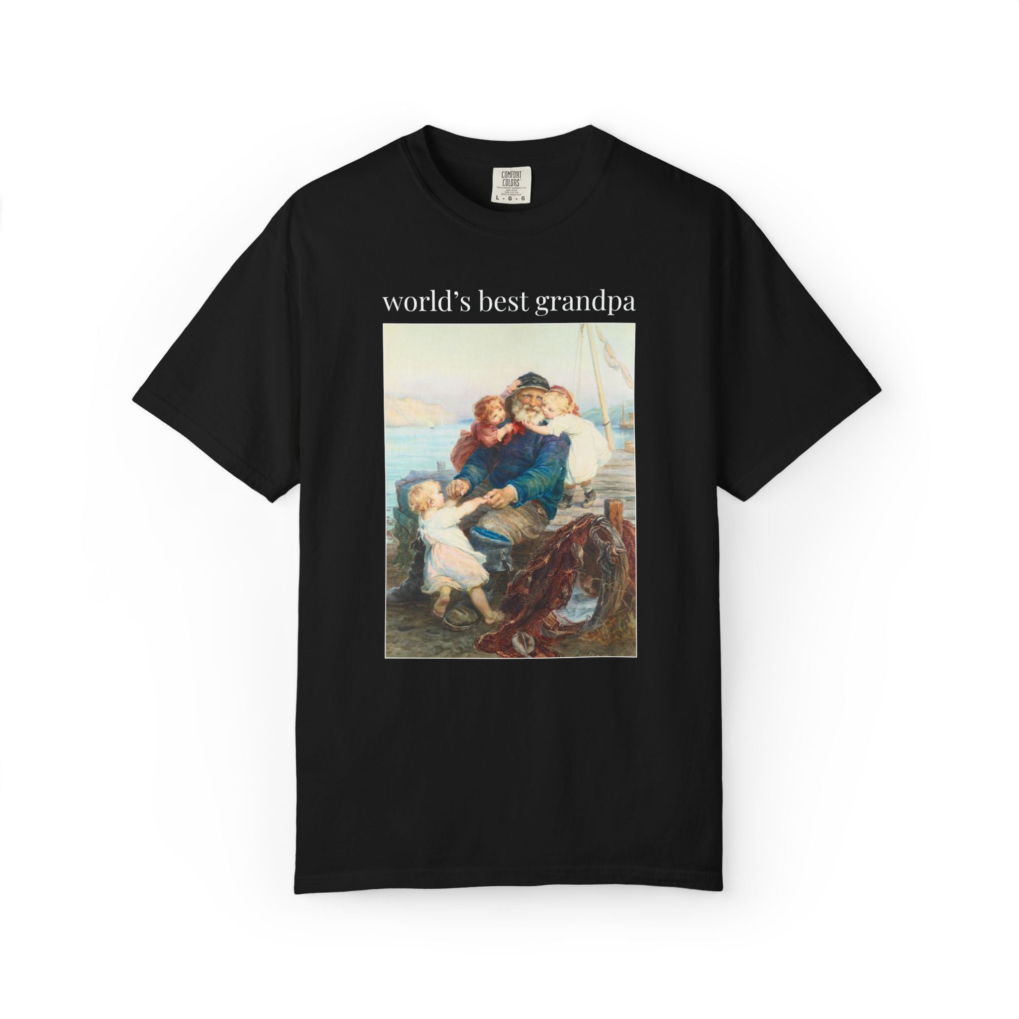 World's Best Grandpa Art History T-Shirt