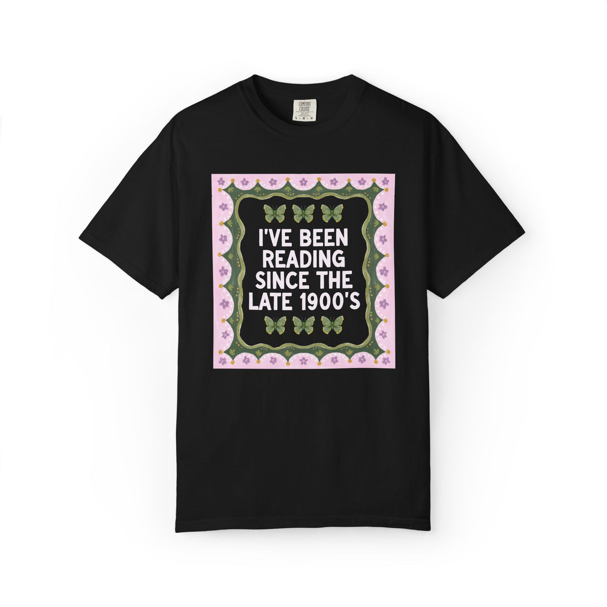 I've Been Reading Since the Late 1900's Funny Book Lover T-Shirt for 40th Birthday or Reader Born in the 1990s, Silly Fiction Literature Tee