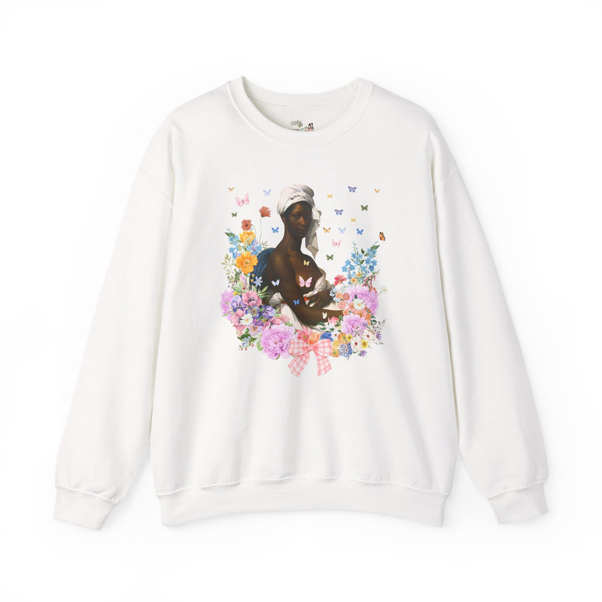 Marie-Guillemine Benoist Portrait of Madeleine Art History Sweatshirt, Neoclassicism Art Movement, Early 19th Century French Art History Crewneck