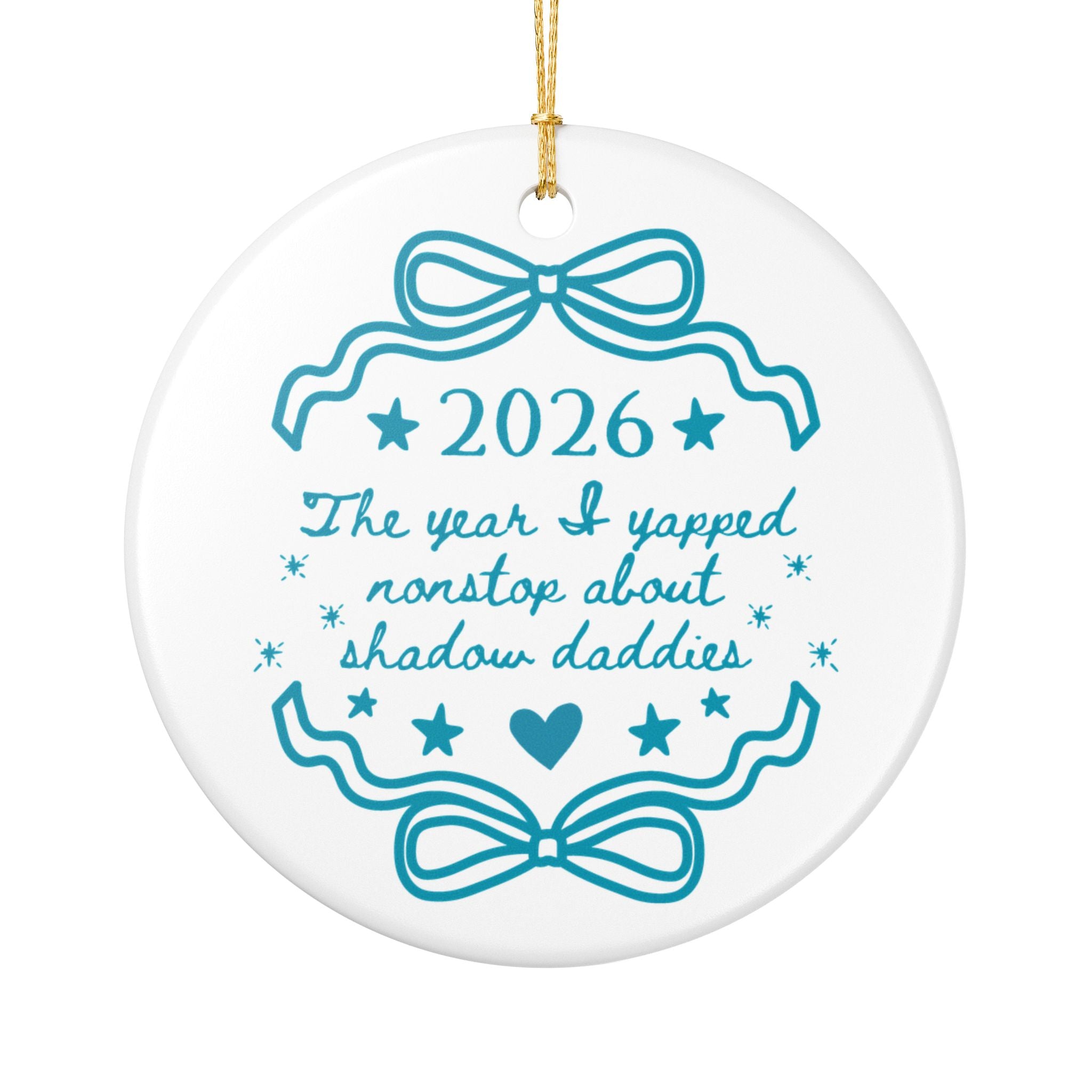 Fantasy Romance Reader Gift Romantasy Bookworm Who Loves Books with Magic: The Year I Yapped Nonstop About Shadow Daddies, Cute Bookish Gift