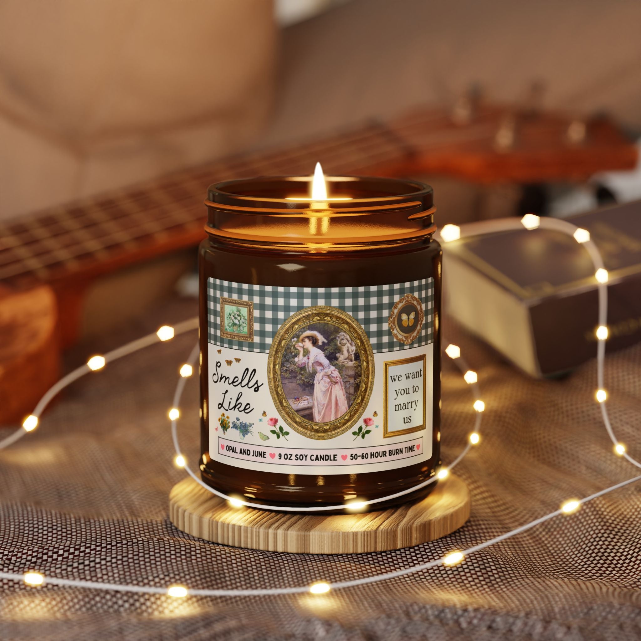 Smells Like We Want You to Marry Us: 9 Oz Soy Candle | Wedding Officiant Gift from Couple, Candle from Bride and Groom for Wedding Officiant