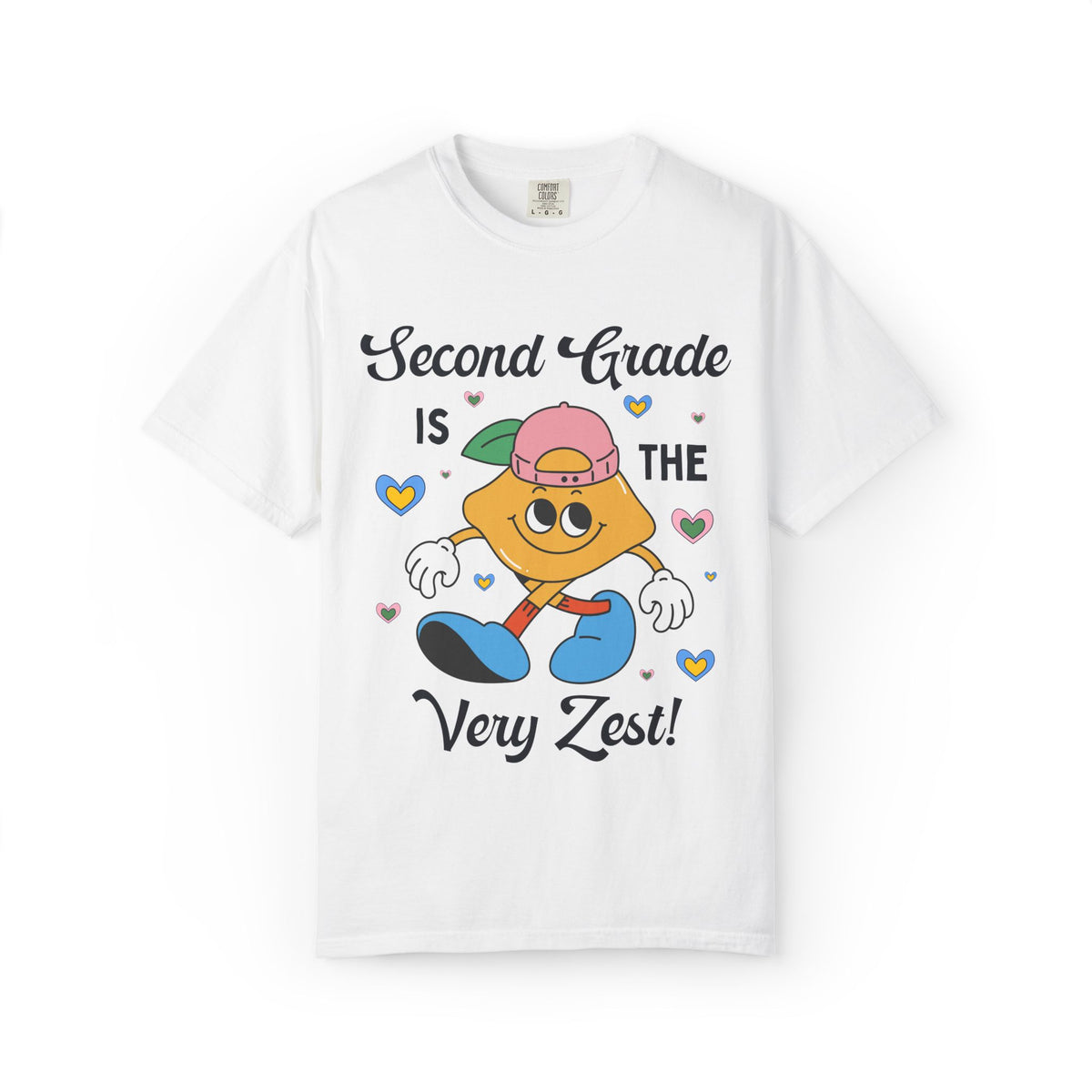 Second Grade is The Very Zest: Matching Teacher T-Shirt for Meet the Teacher Night or Back to School
