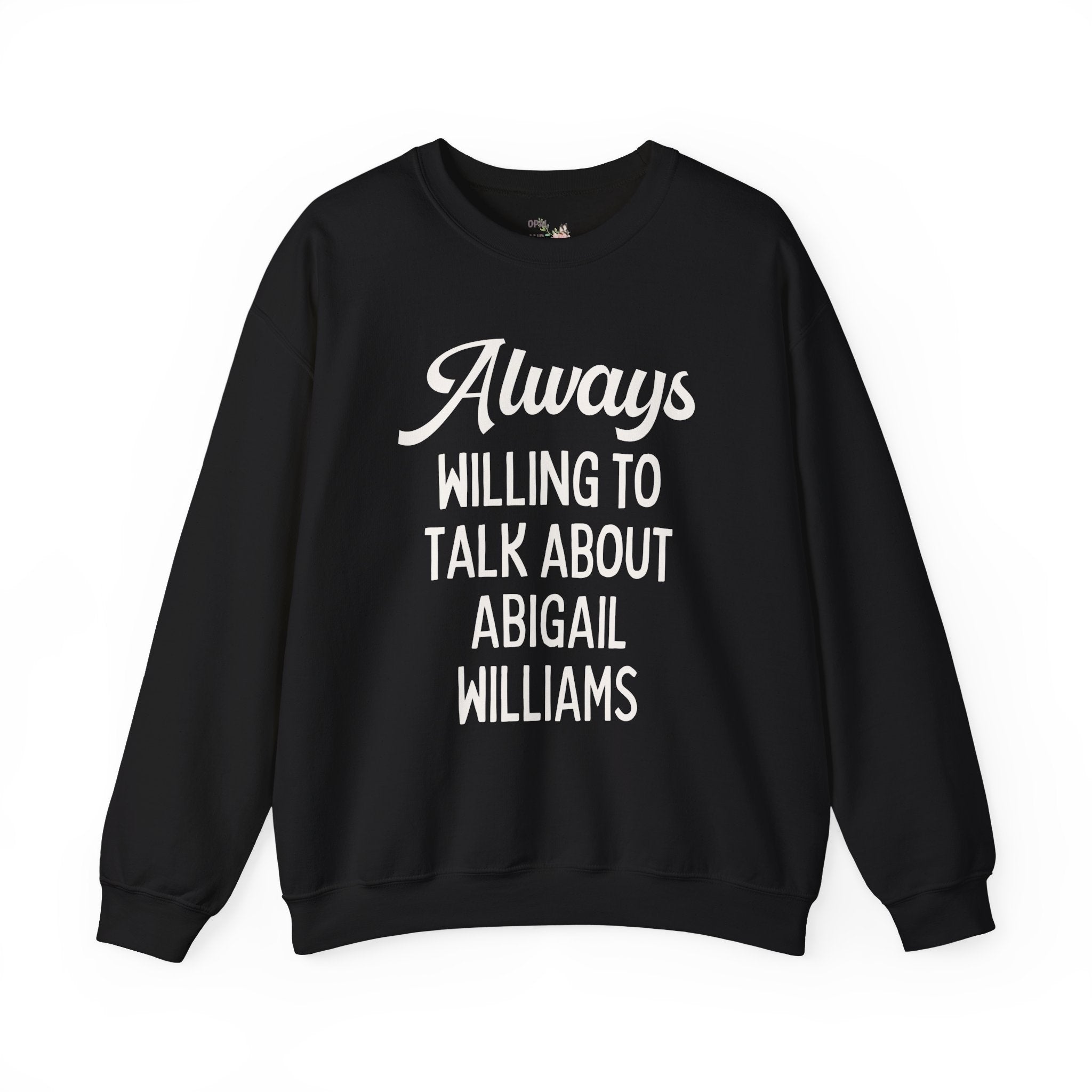 Abigail Williams Salem Witch Trials New England History Buff Sweatshirt, Puritan Early US History, Witchy History Crewneck for Historian Feminist