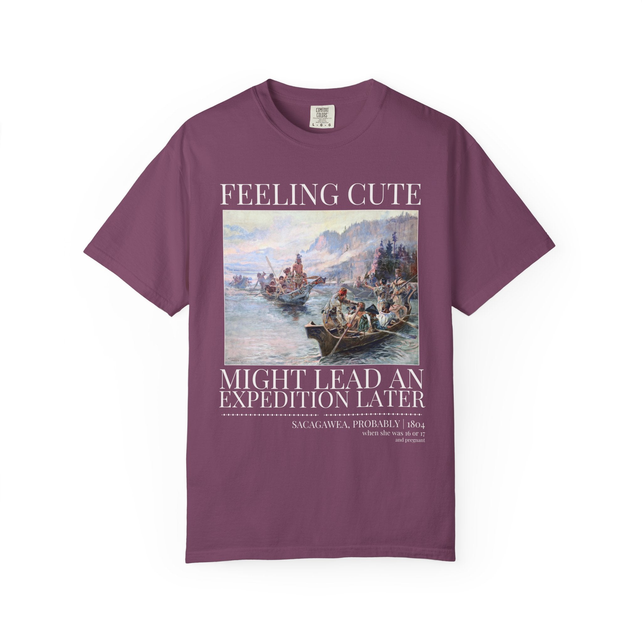 Funny Sacagawea American History Shirt for Social Studies Teacher, High School History, 18th Century Women's History Tee, History Buff Gift