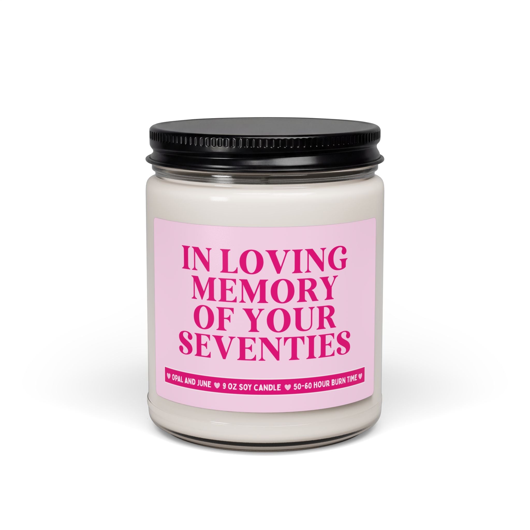 80th Birthday Gift for Grandma or Grandparent Turning Eighty: In Loving Memory of Your Seventies | Cute Eightieth Birthday Gift for Mom - Opal and June