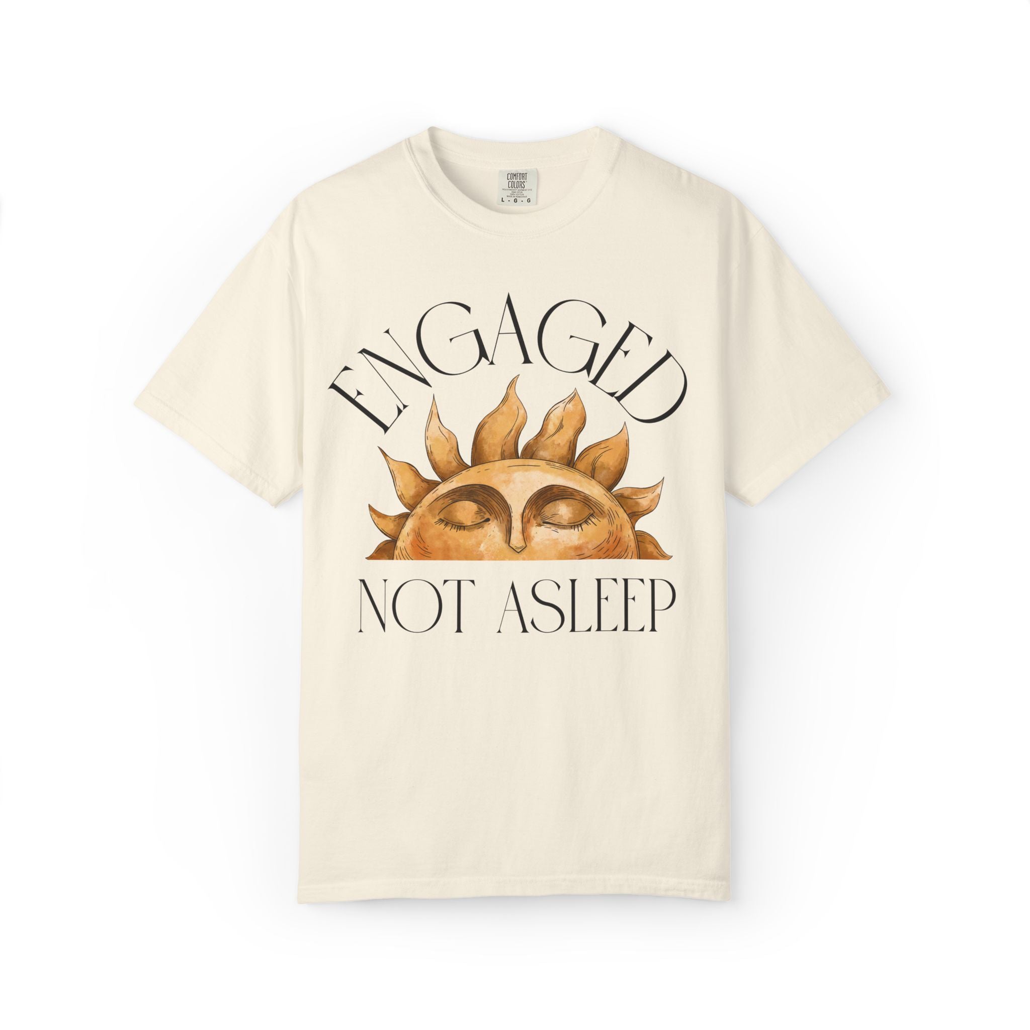 Engaged Not Asleep and Up Past Midnight Matching Bachelorette Tee Shirts for Bridal Party or Sleepover, Shirt for Wedding Weekend or Trip