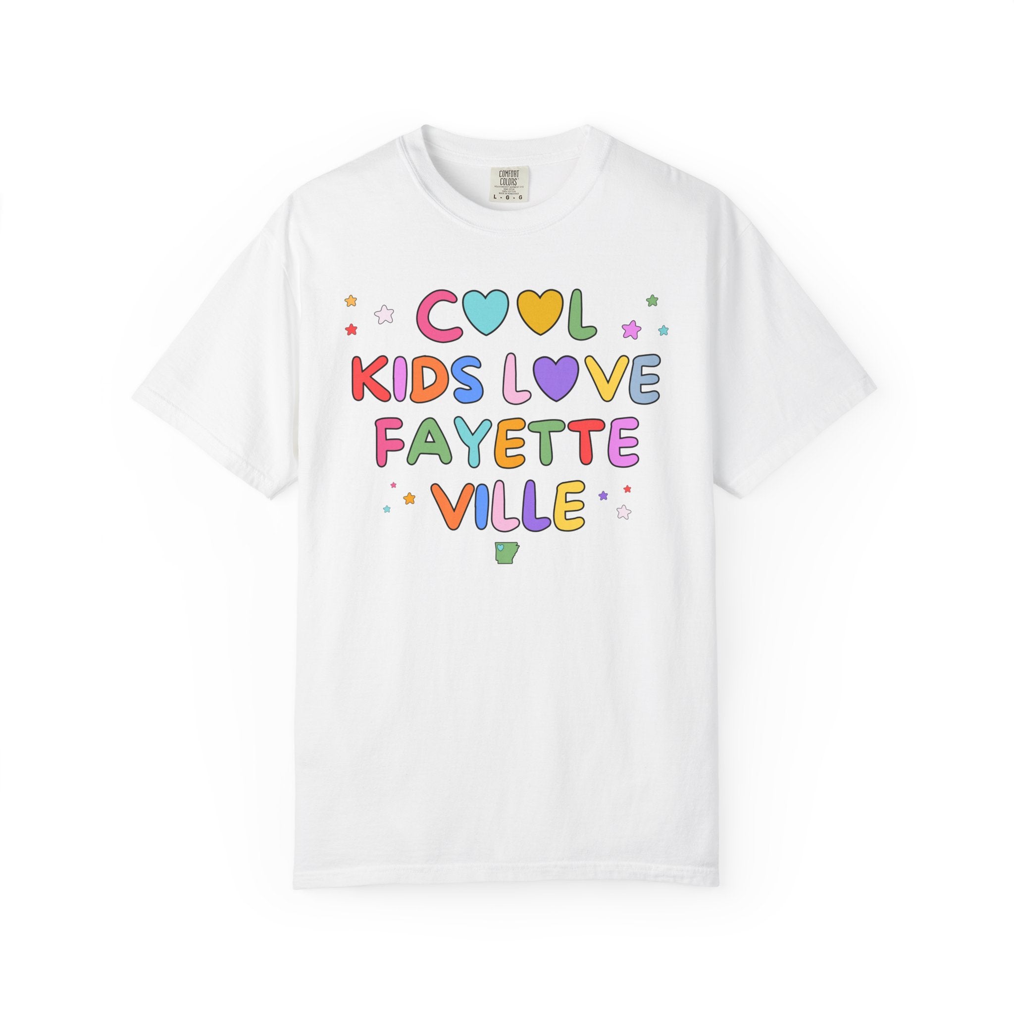 Cool Kids Love Fayetteville: Cute Northwest Arkansas T-Shirt for Friend Living in Fayetteville, Silly Nostalgic Fayetteville Arkansas Tee