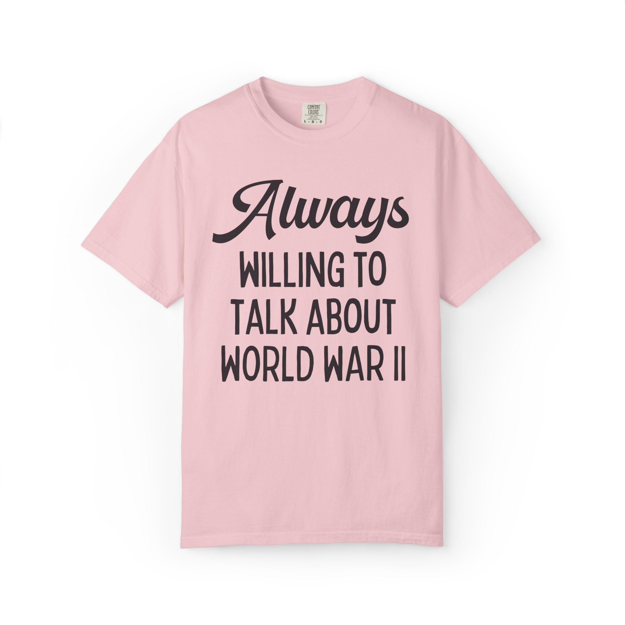 World War II History Buff Tee Shirt: World History, European History, Military History Gift, Dad Who Loves History, Social Studies Teacher