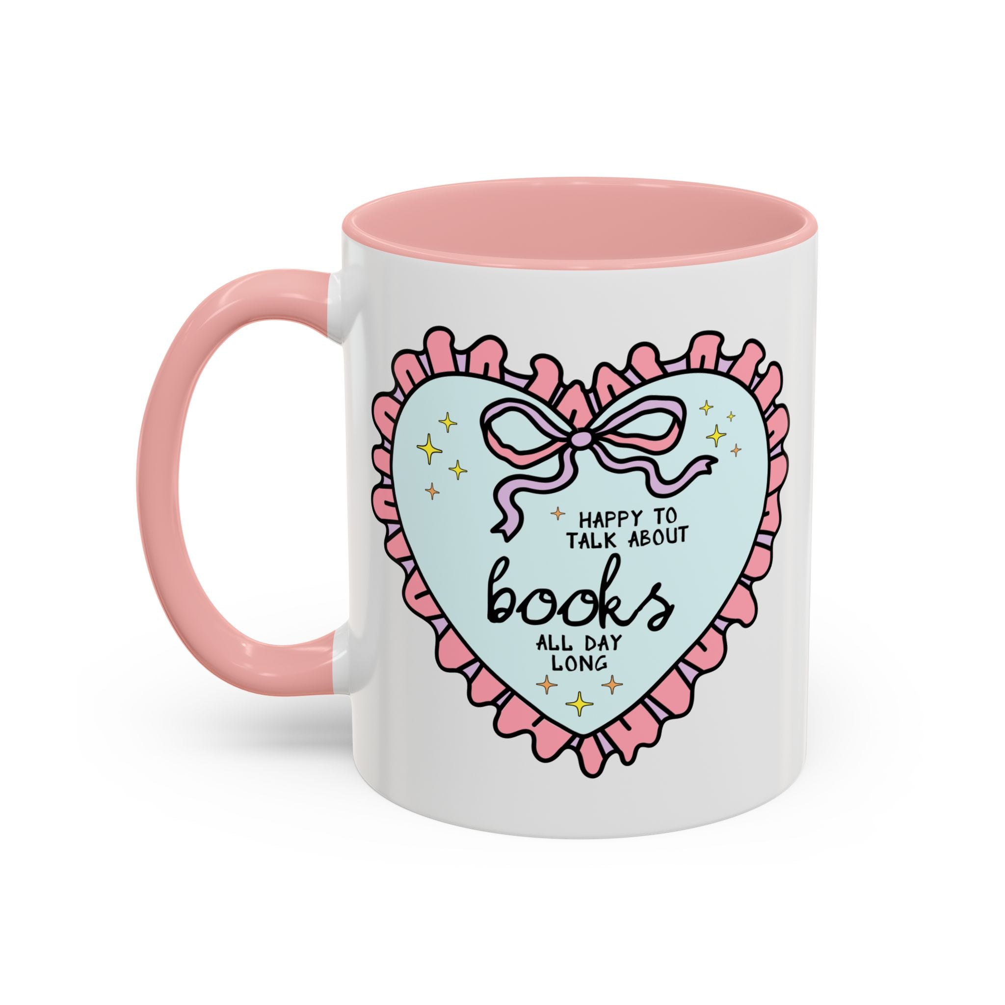 Happy to Talk About Books All Day Long Coffee Mug
