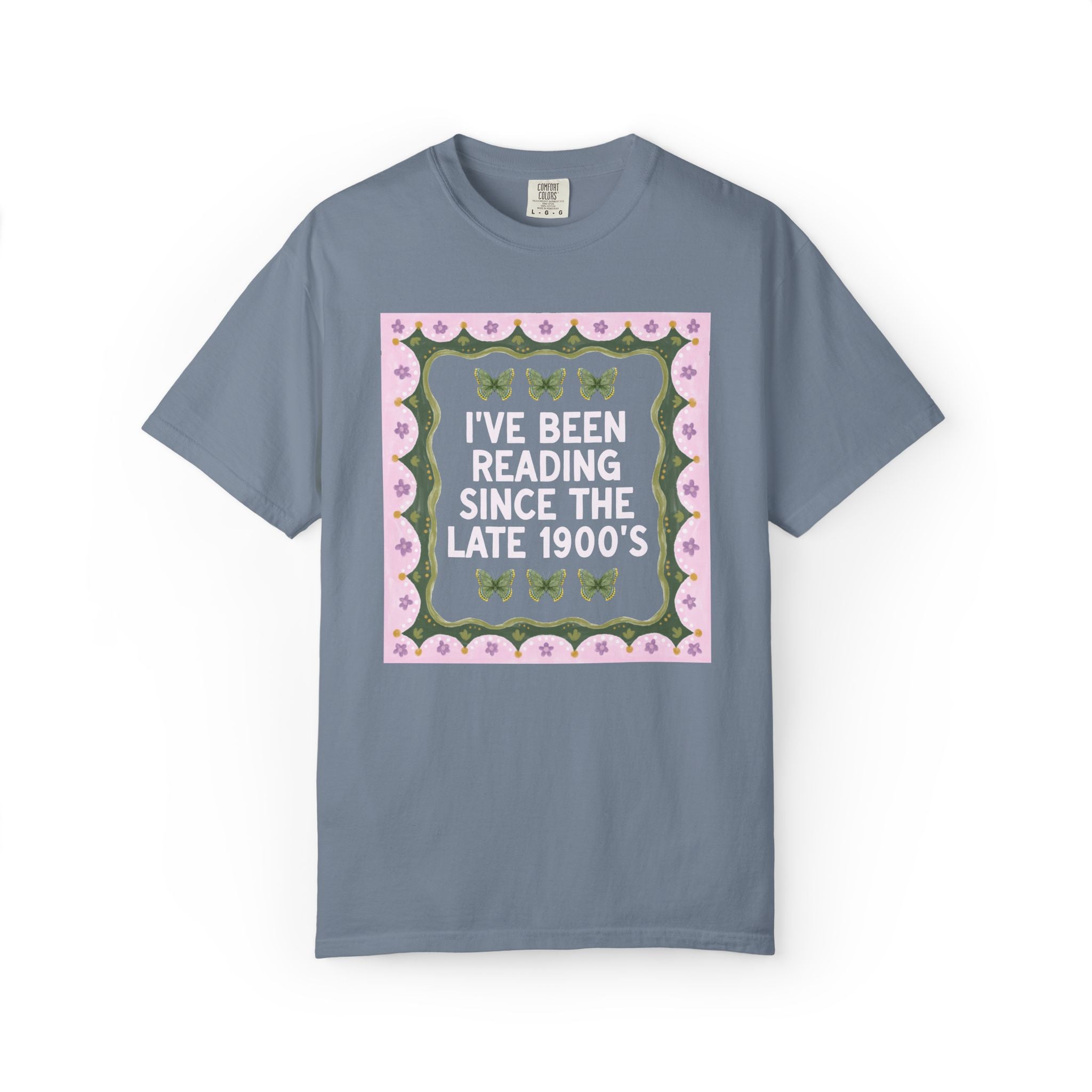I've Been Reading Since the Late 1900's Funny Book Lover T-Shirt for 40th Birthday or Reader Born in the 1990s, Silly Fiction Literature Tee