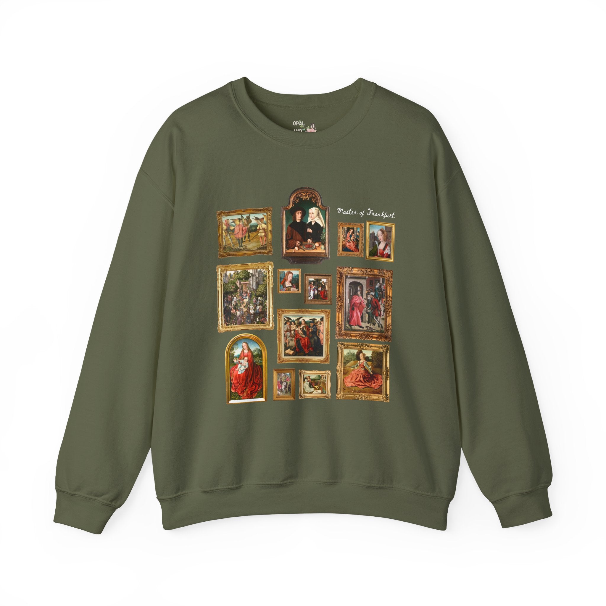 Master of Frankfurt Flemish Renaissance Art History Sweatshirt: Famous Paintings, 15th Century Art Historian Crewneck, Humanities Major or Professor