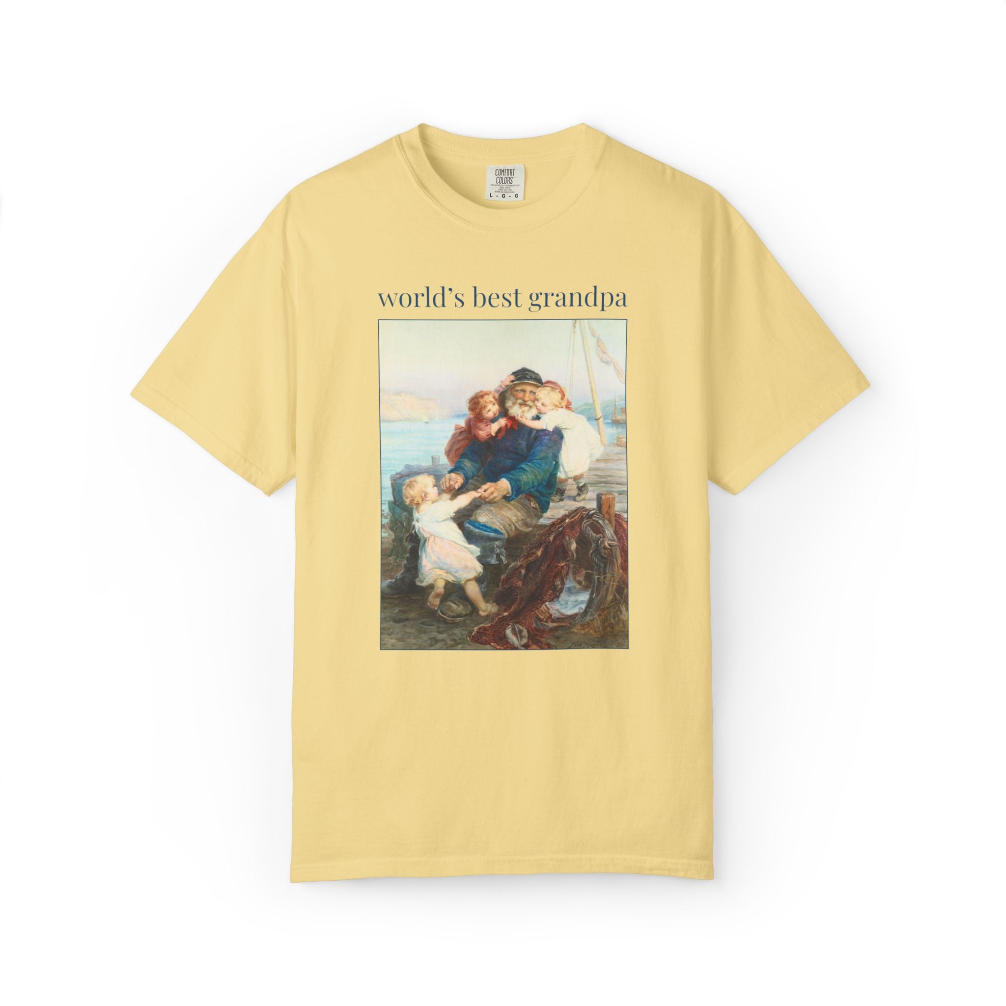 World's Best Grandpa Art History T-Shirt