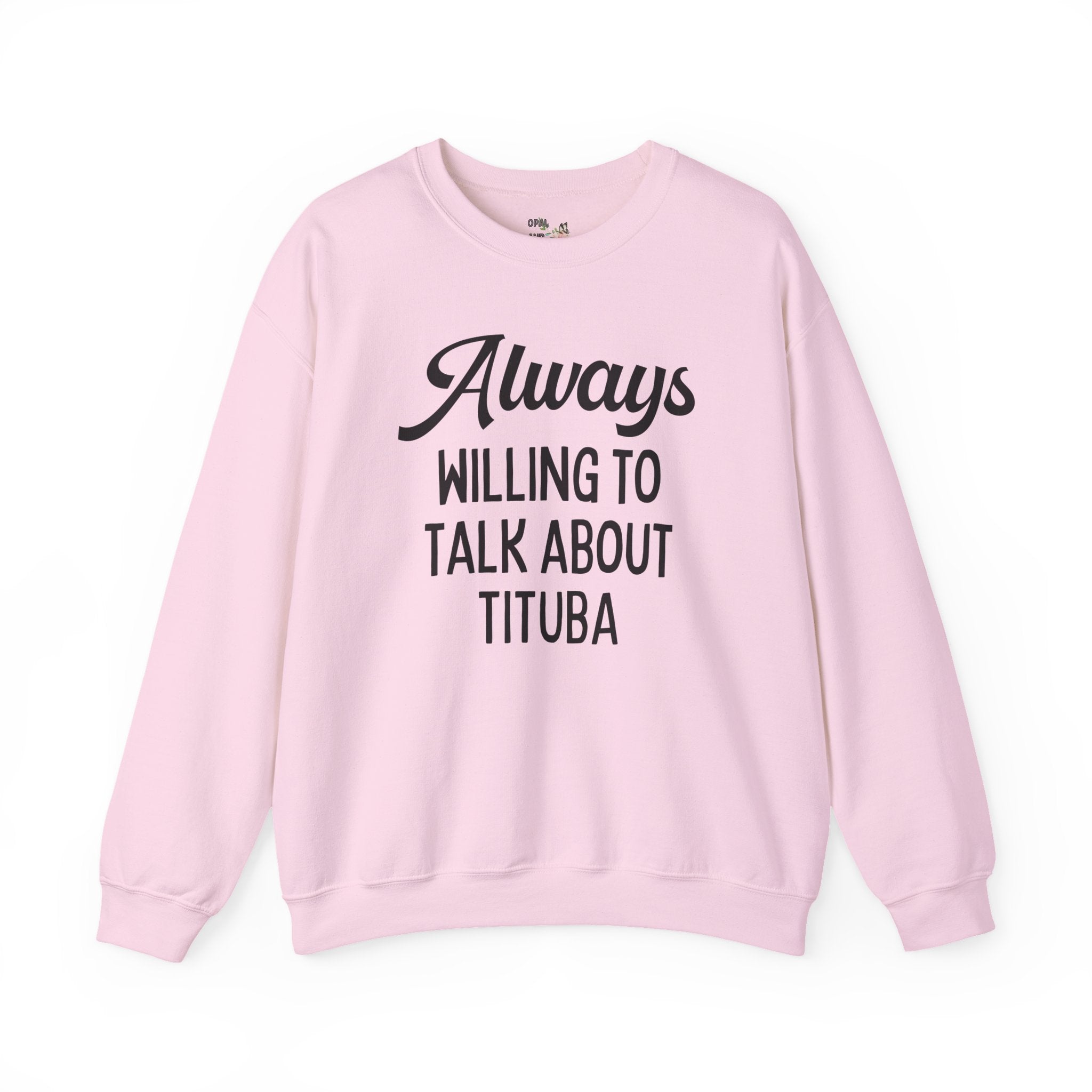 Spooky American History Sweatshirt: Always Willing to Talk About Tituba | Massachusetts History Sweatshirt, Salem Witch Trials History Shirt