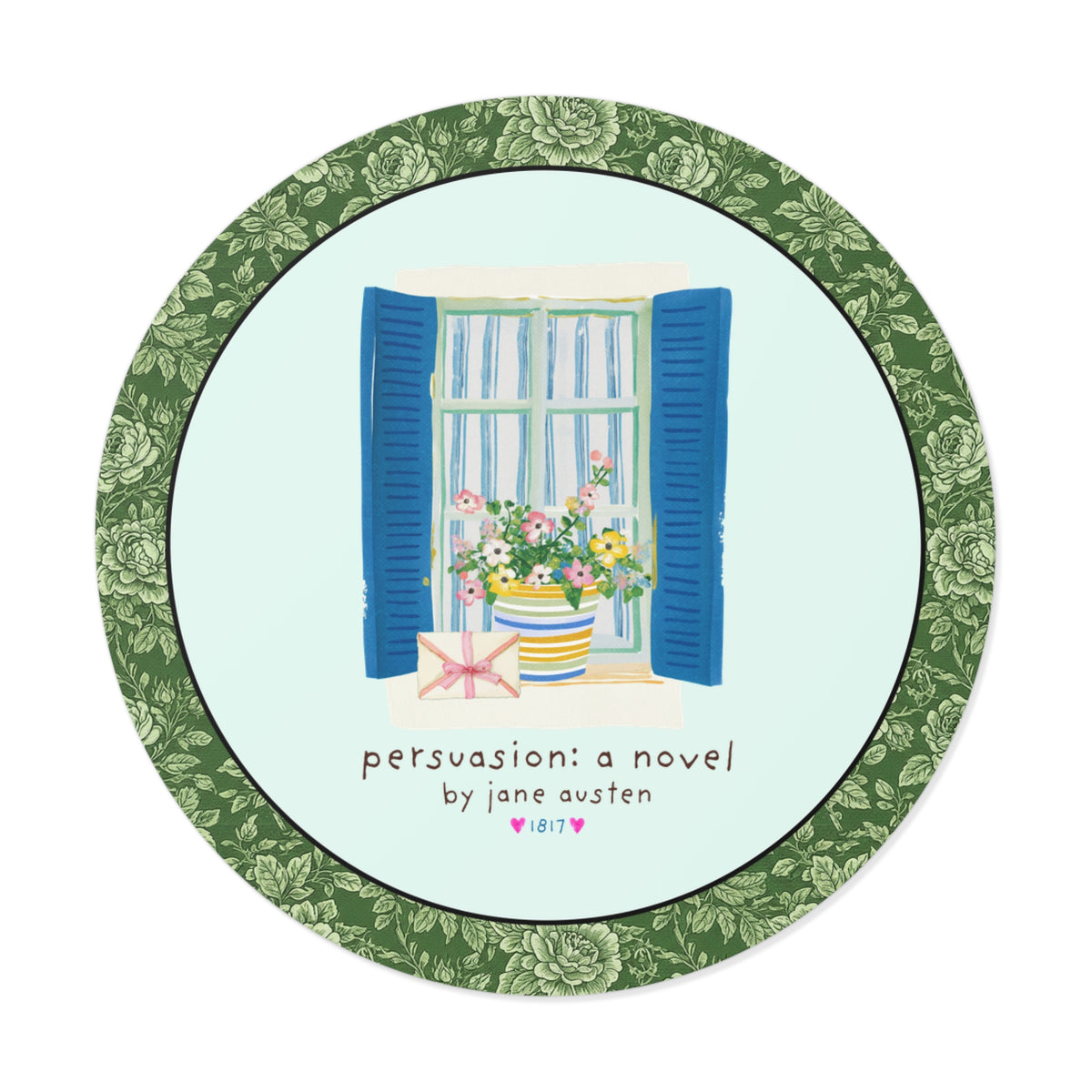 Persuasion: A Novel by Jane Austen Book Lover Sticker, Cute Bookish Sticker for Classic Literature Reader or Bookworm