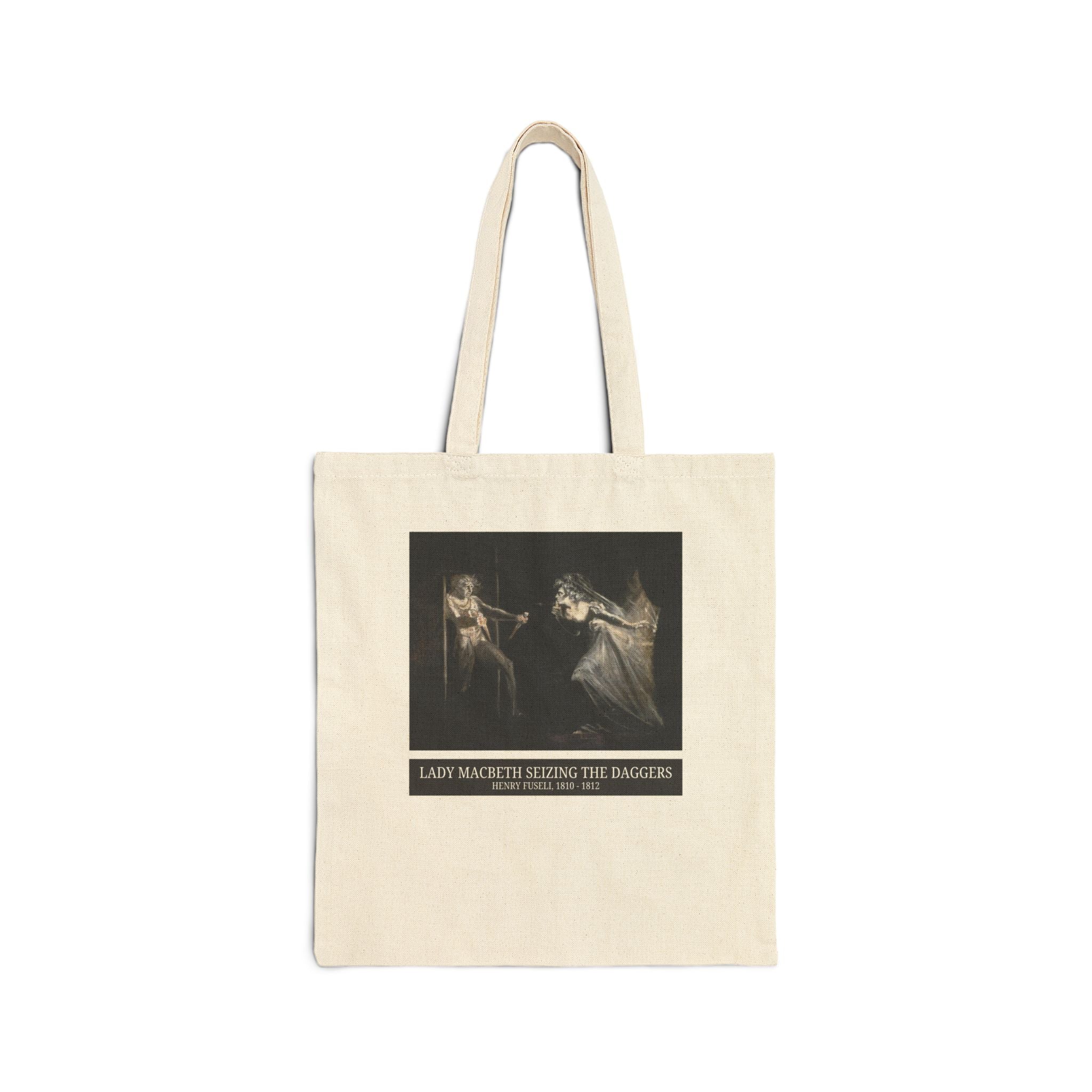 Bookish William Shakespeare English Teacher Art History Tote Bag: Lady Macbeth Seizing the Daggers by Henry Fuseli
