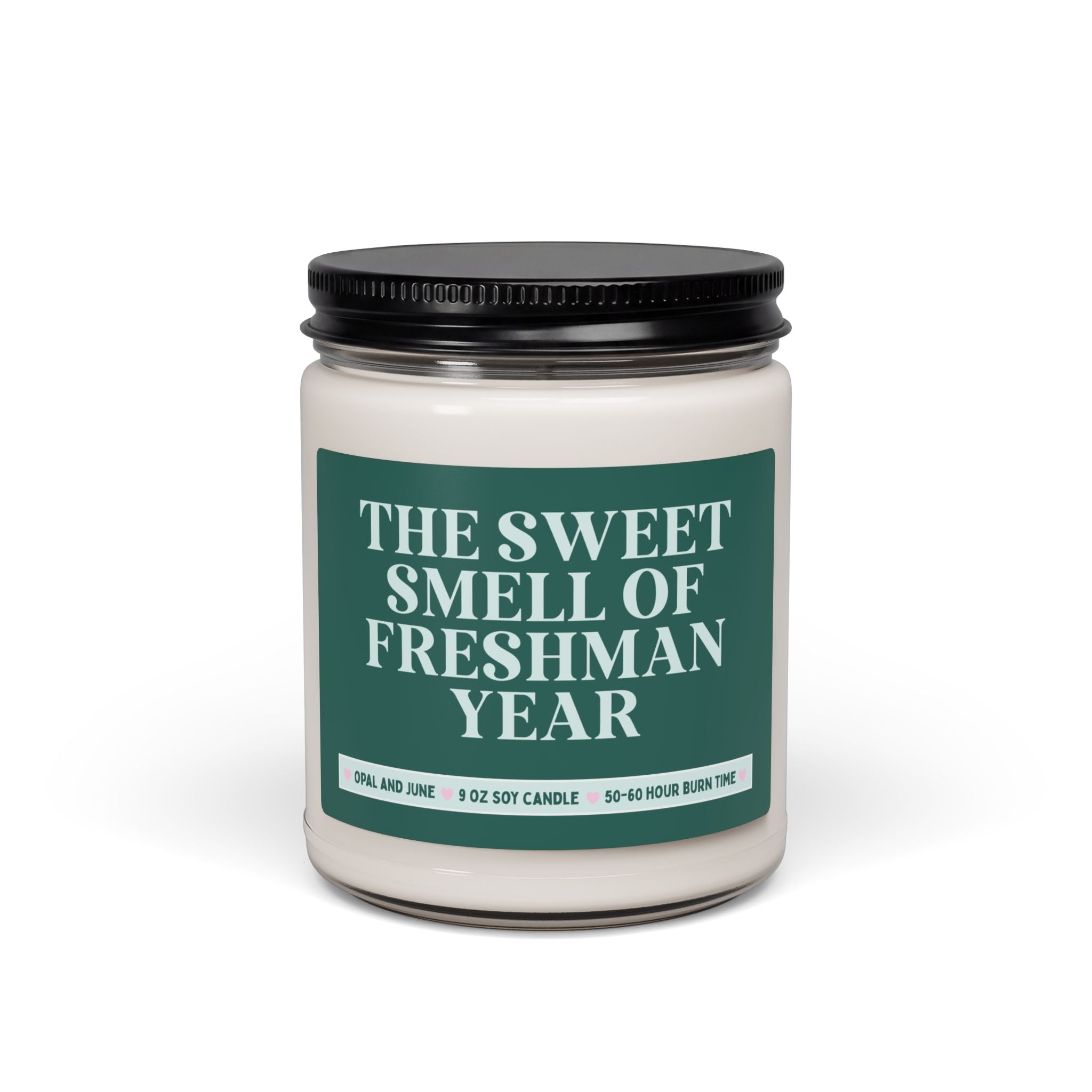 Funny Freshman Year Gift for Friend Starting College, Silly and Cute 9 oz Soy Candle for College Freshman or Daughter Starting High School