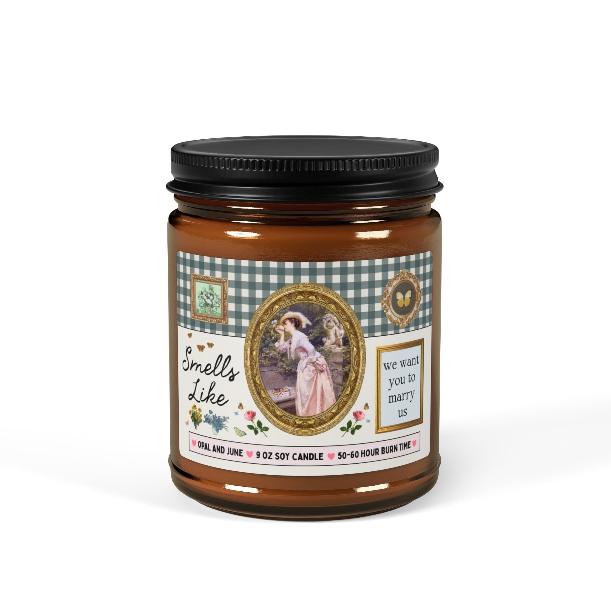 Smells Like We Want You to Marry Us: 9 Oz Soy Candle | Wedding Officiant Gift from Couple, Candle from Bride and Groom for Wedding Officiant