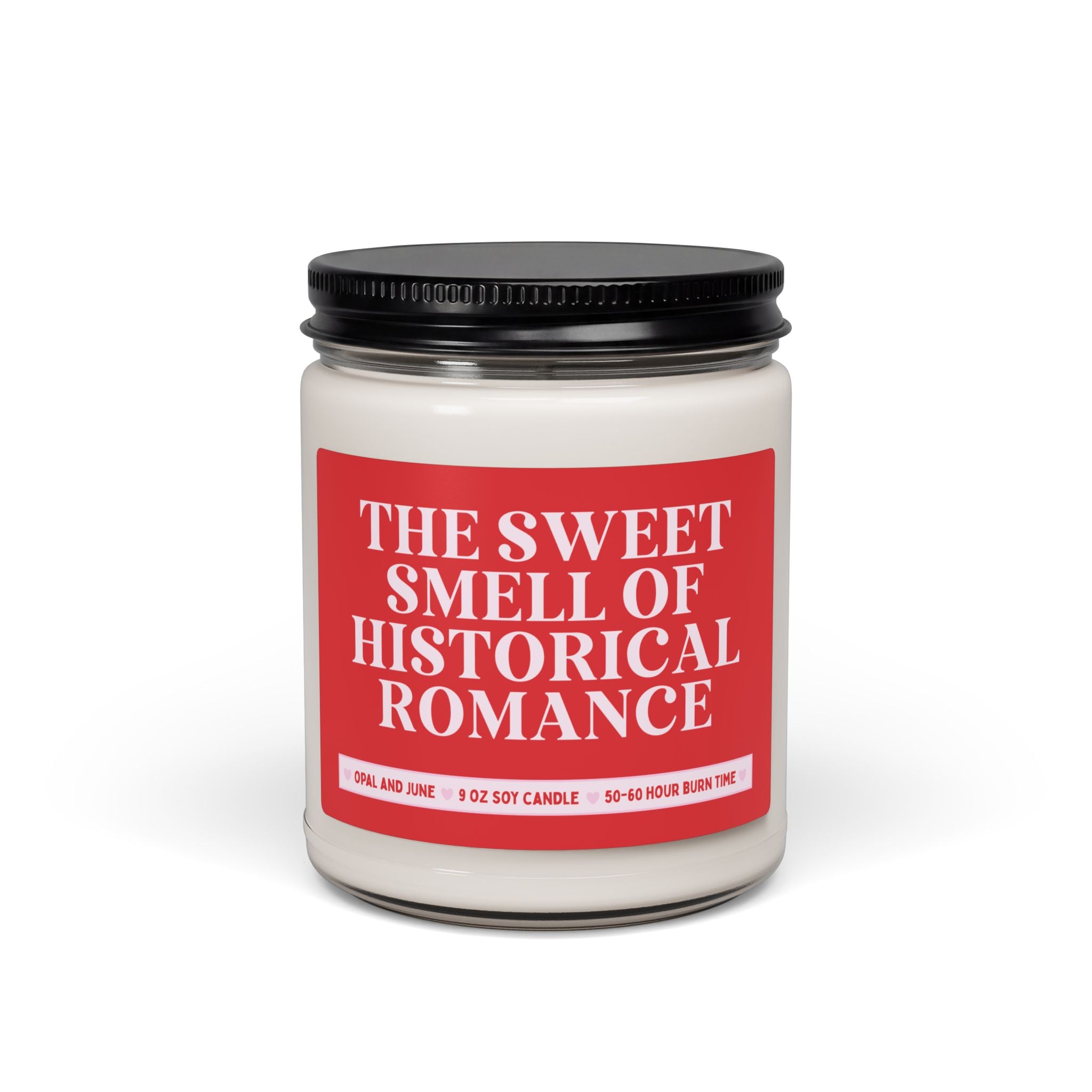 Historical Romance Reader Book Lover Gift: The Sweet Smell of Historical Romance, Bookish Romance Tropes 9 Oz Soy Candle, Romance Bookworm