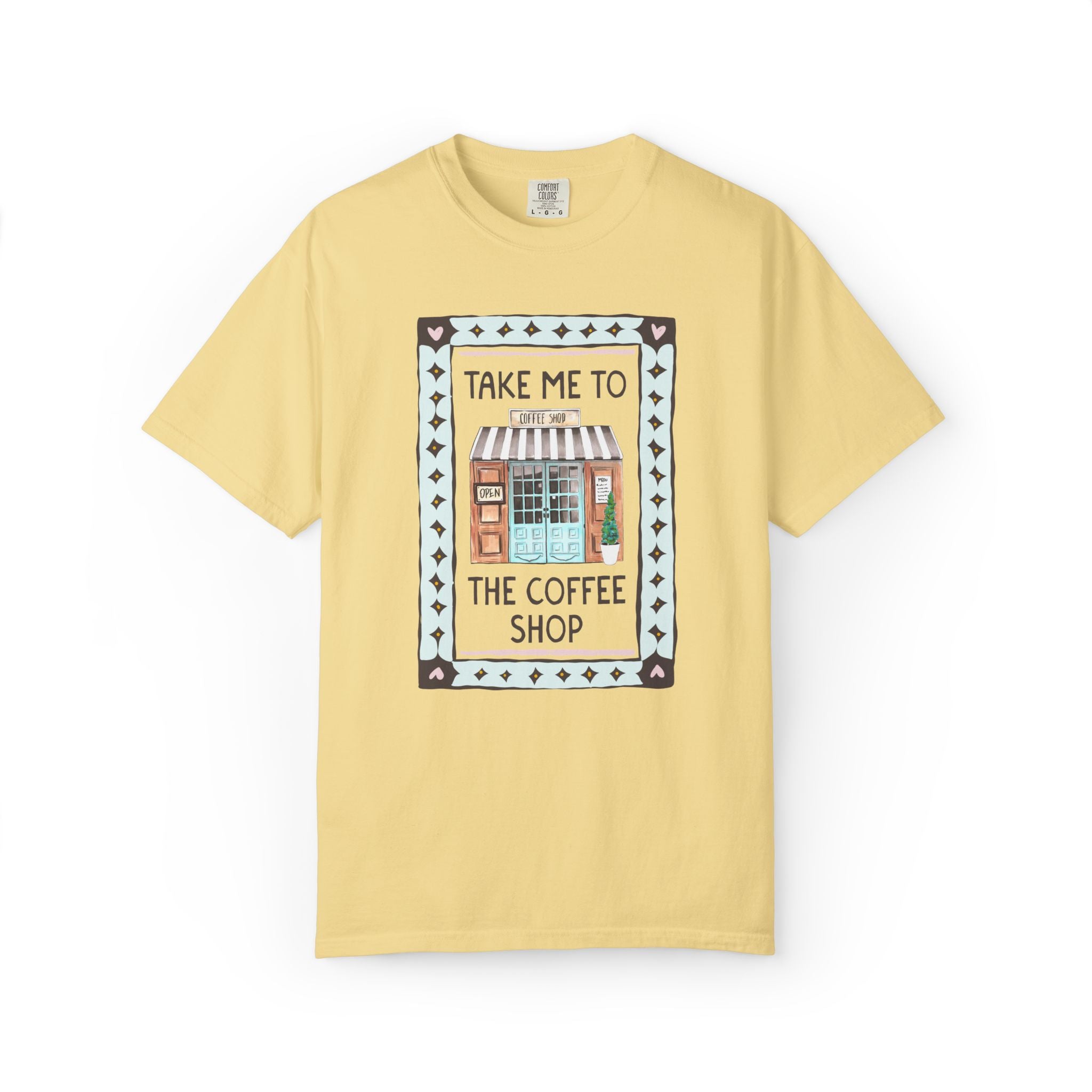 Coffee Lover Tee Shirt for Barista or Sister Who Loves Coffee: Take Me to the Coffee Shop, Silly Coffee Addict Gift for Teen Daughter