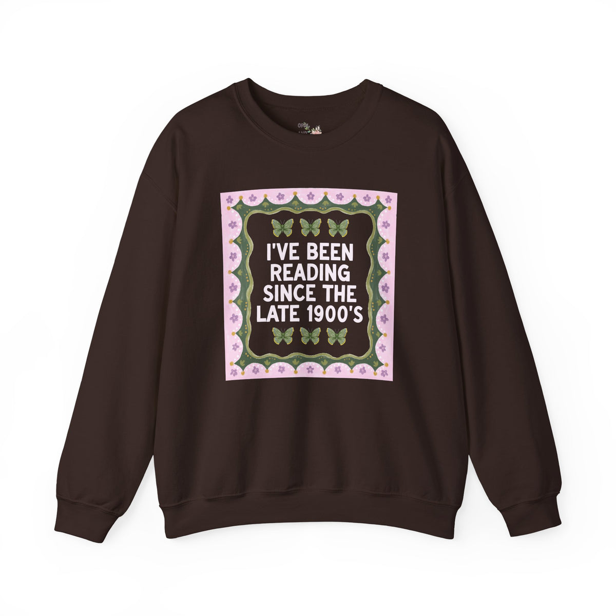 I've Been Reading Since the Late 1900's Funny Book Lover Swaetshirt for 40th Birthday or Reader Born in the 1990s, Silly Fiction Literature Crewneck