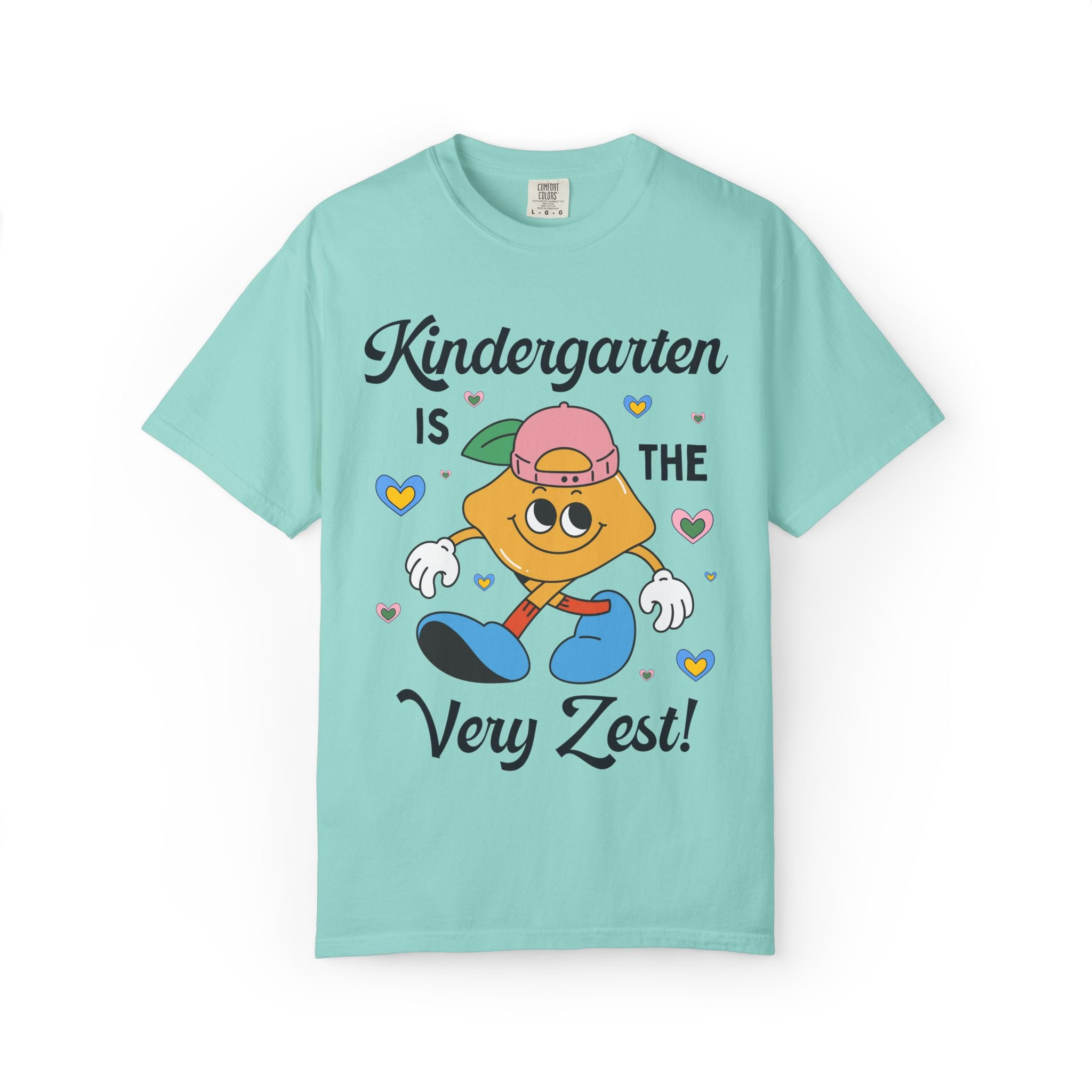 Kindergarten is The Very Zest: Matching Teacher T-Shirt for Meet the Teacher Night or Back to School