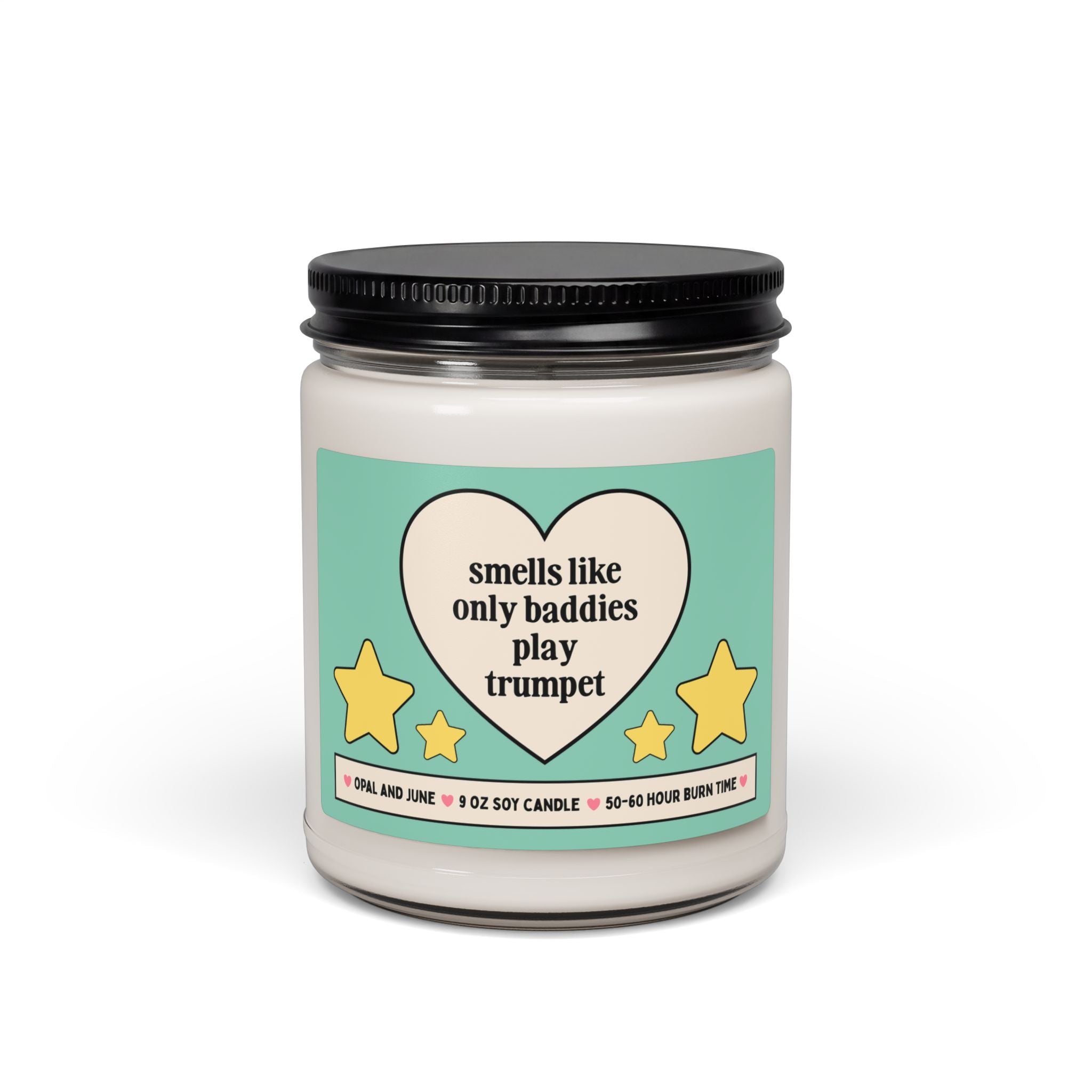 Trumpet Player Gift for Marching Band Student, Funny Band Concert Gift for Daughter Who Plays Trumpet, 9 Oz Soy Candle for Musician