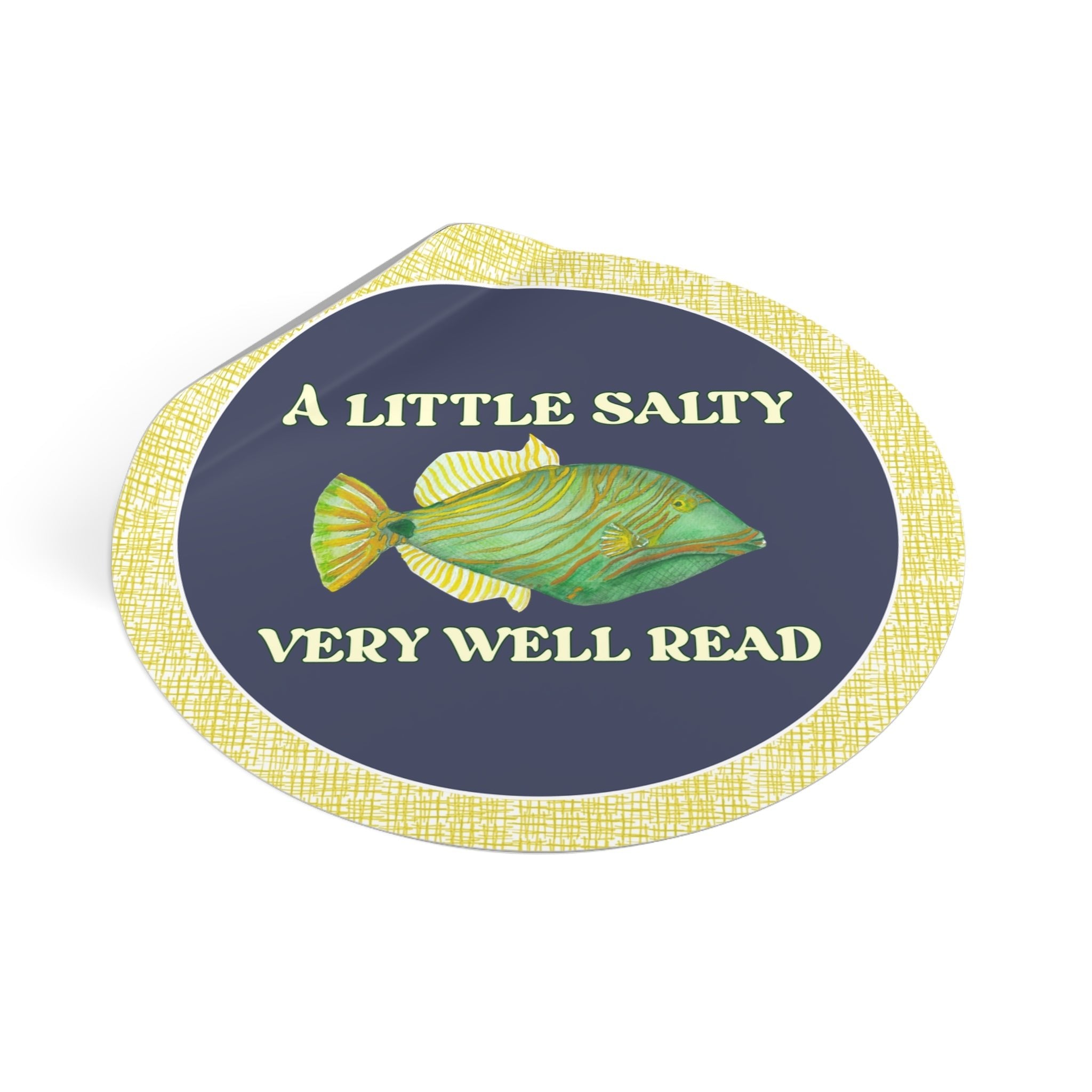 A Little Salty, Very Well Read Sticker - Opal and June