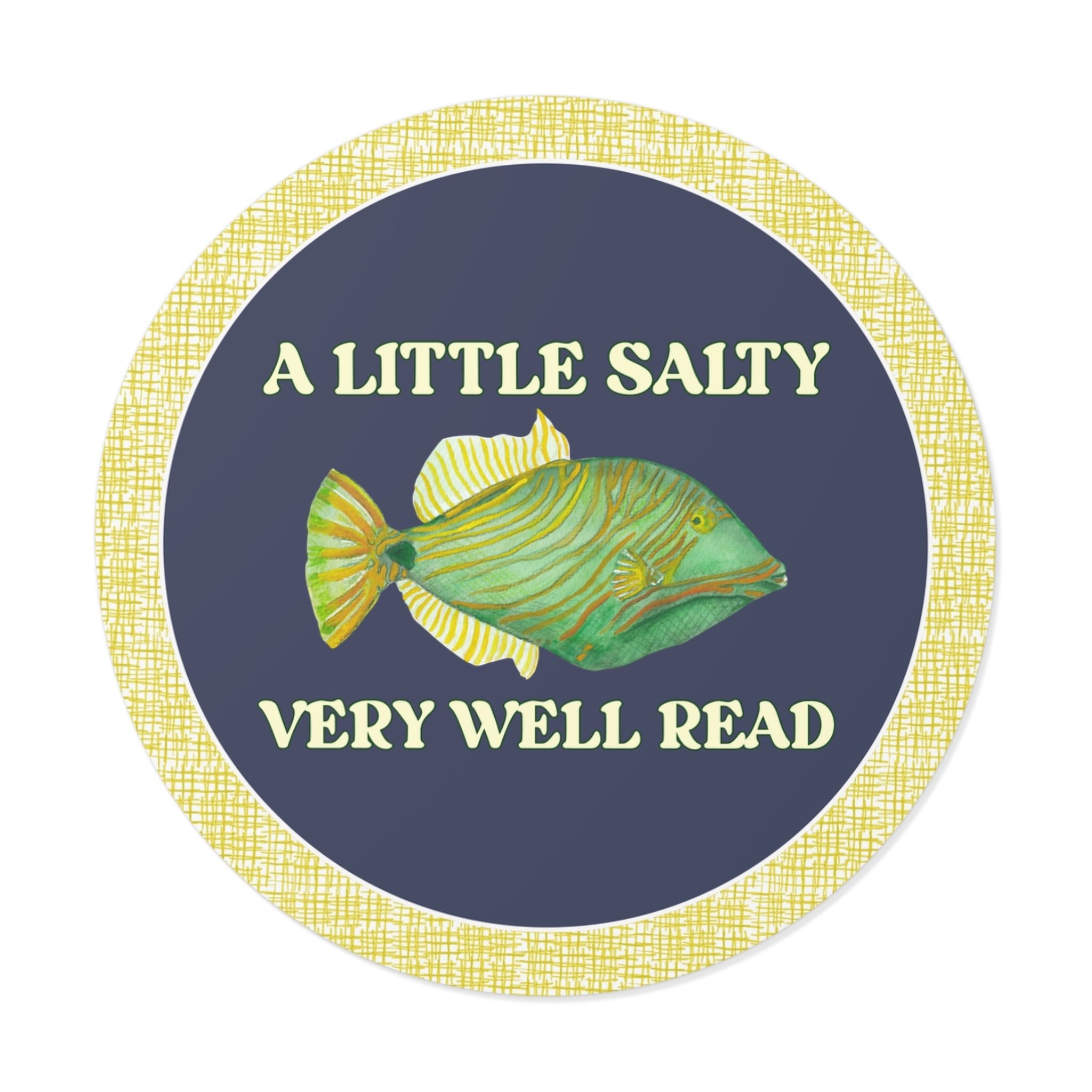 A Little Salty, Very Well Read Sticker - Opal and June