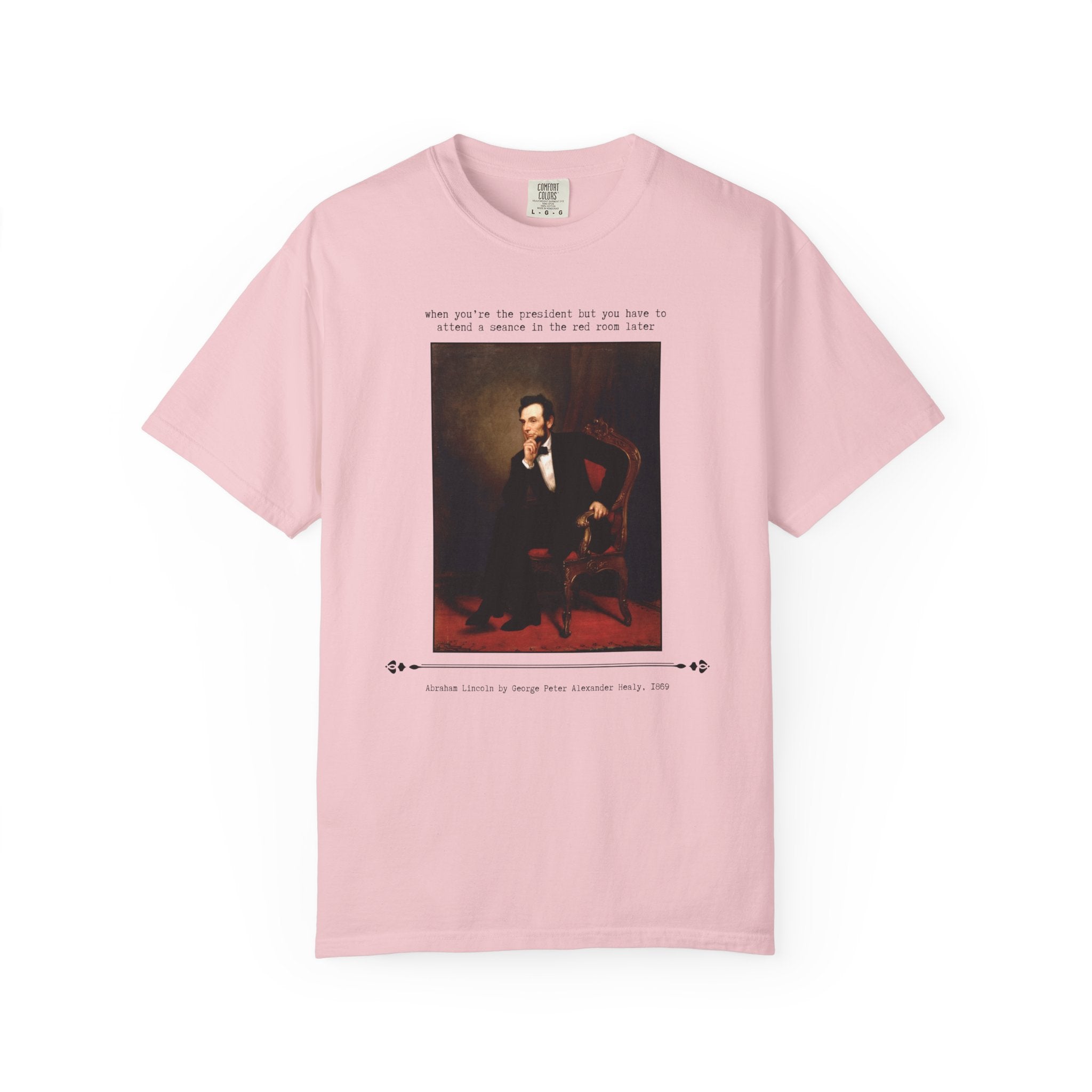 Abraham Lincoln by George Peter Alexander Healy, Funny Saying Art Historian Gift, Spooky American History Buff, 19th Century Famous Painting - Opal and June