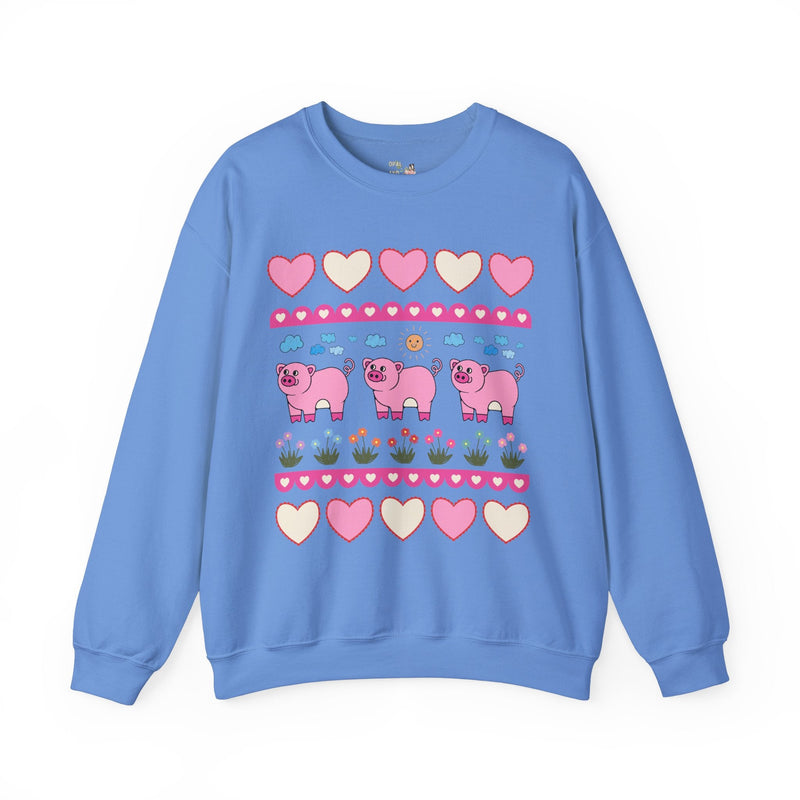 Adorable Doodle Pig Sweatshirt - Opal and June